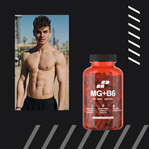 MP NUTRITION Mg + B6 - 90tabs - Hořčík + Vitamín B6