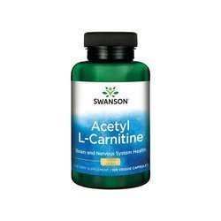 SWANSON Acetyl L-Carnitine 500mg - 100vcaps. - Acetyl L-Karnitina