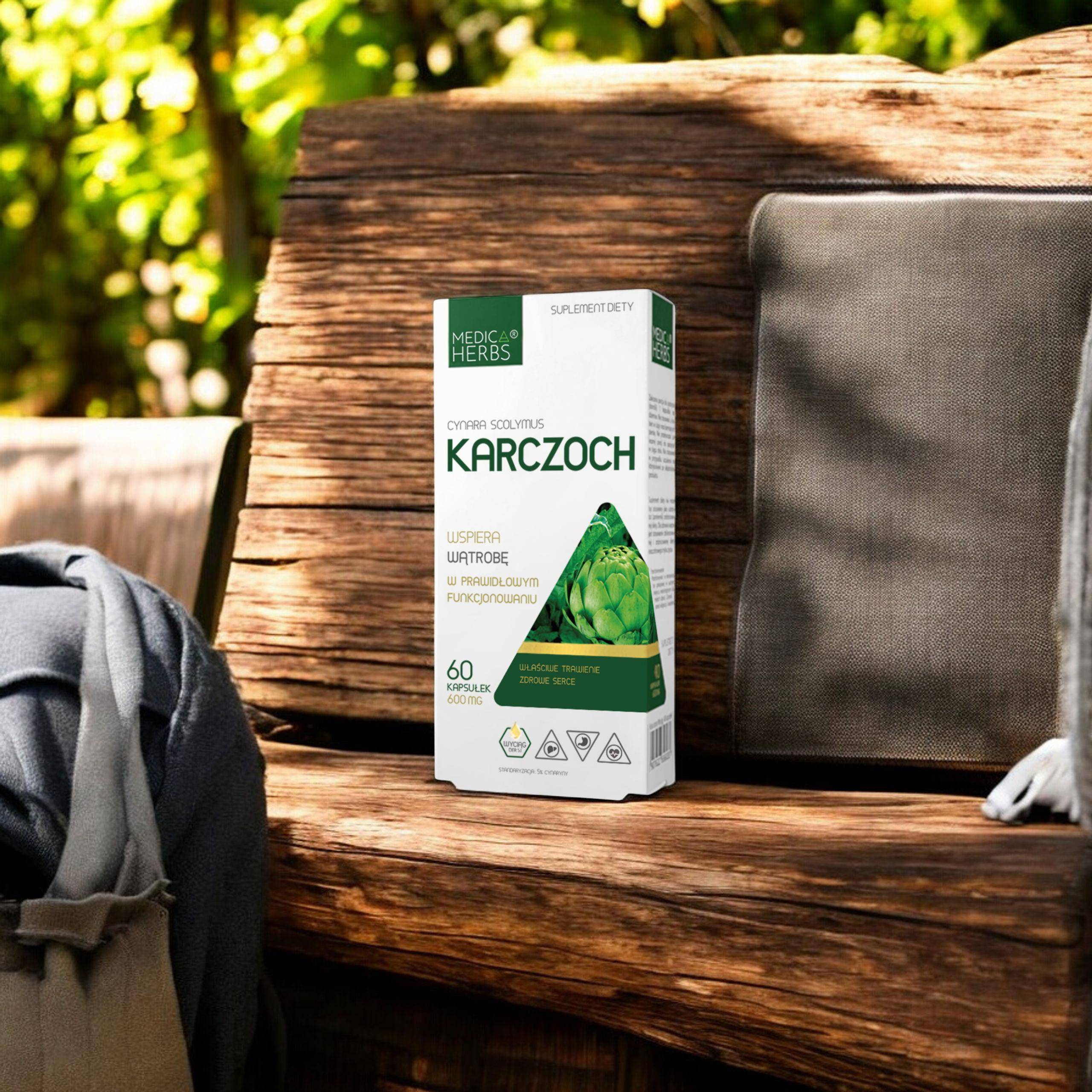 MEDICA HERBS - Artyčok 600mg - 60tobolek