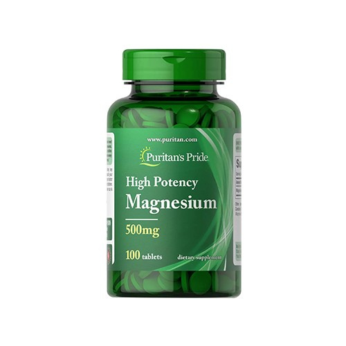 Puritan's Pride High Potency Magnesium 500mg - 100tabs - Hořčík