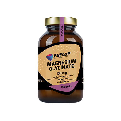 FUELUP Magnesium Glycinate 100mg w butelce zawierającej 120 wegańskich kapsułek