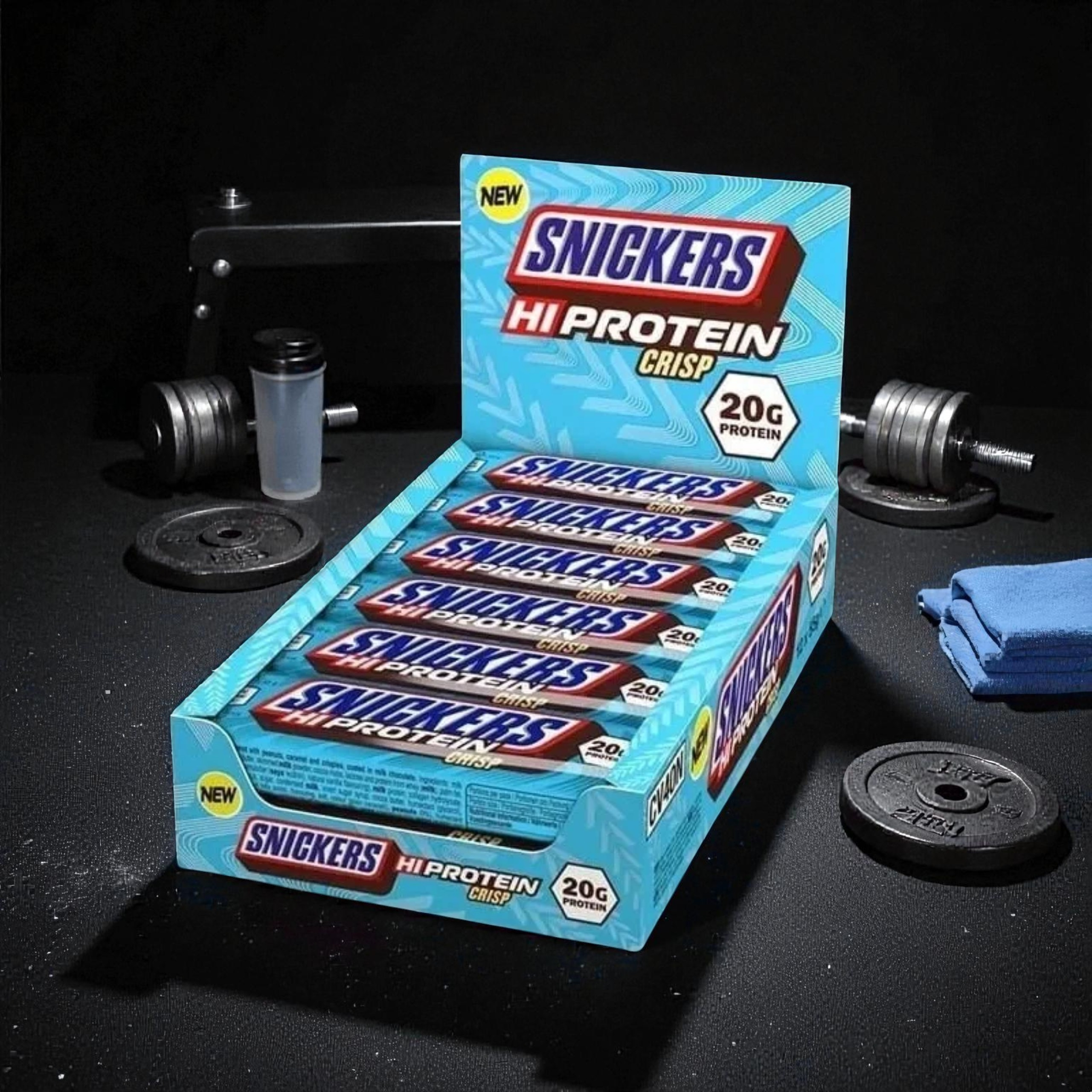 Mars - Tyčinka Snickers HIProtein Bar - 12x 55g - Crisp