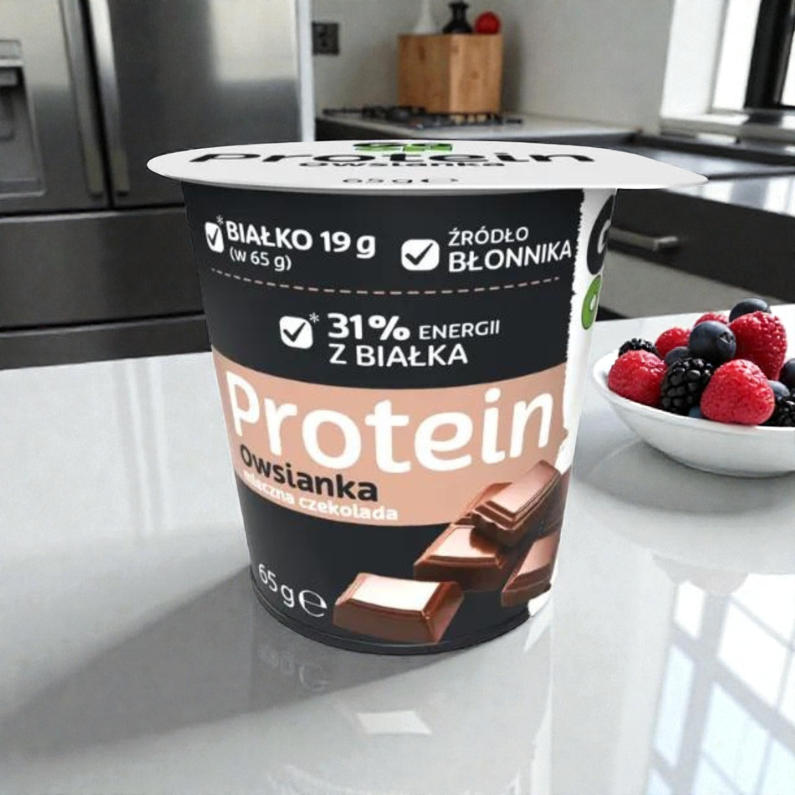 SANTE - Proteinová ovesná kaše - 65g - Milk Chocolate pol_pl_SANTE-Owsianka-Proteinowa-65g-Milk-Chocolate-43267_2