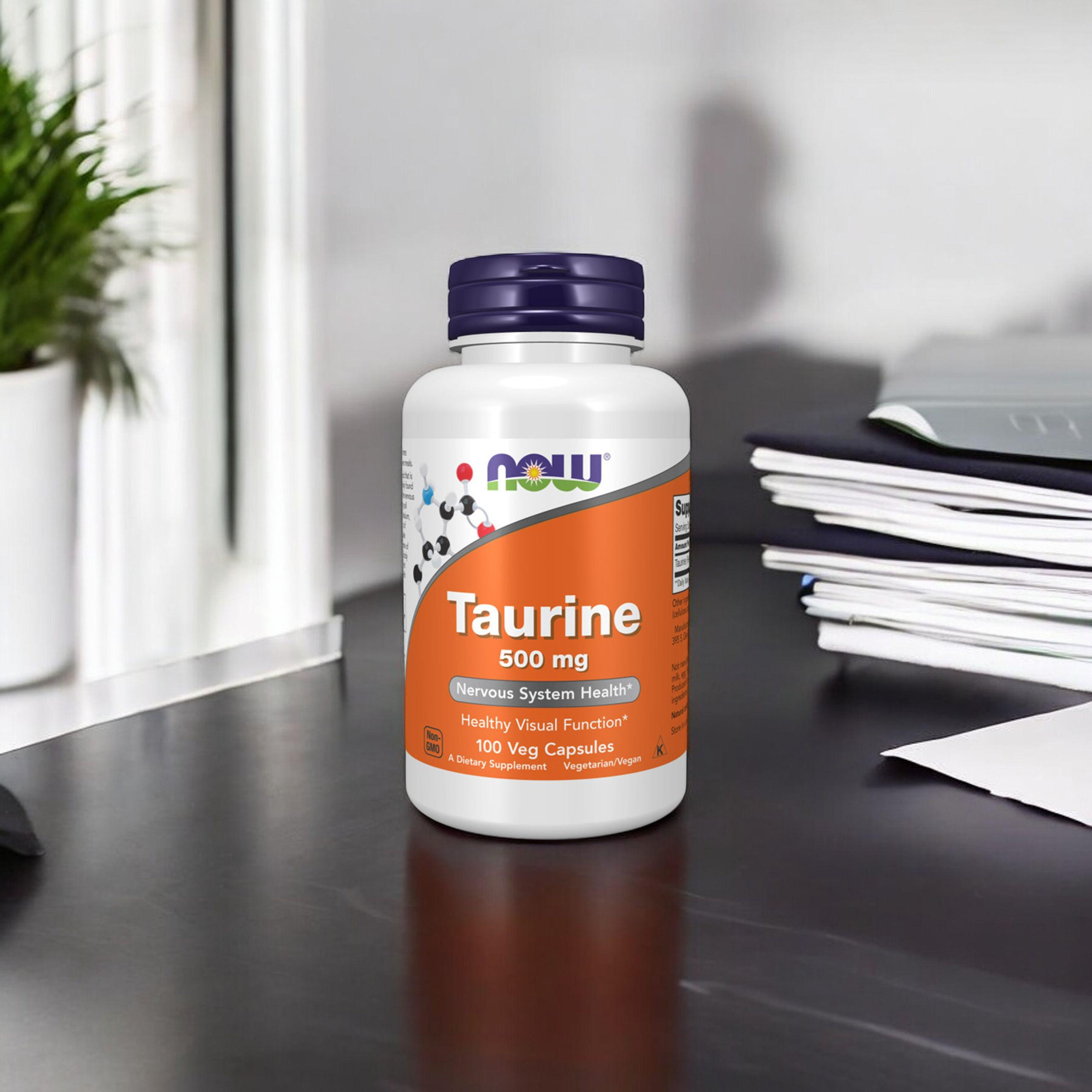 NOW Taurine 500mg - 100vcaps