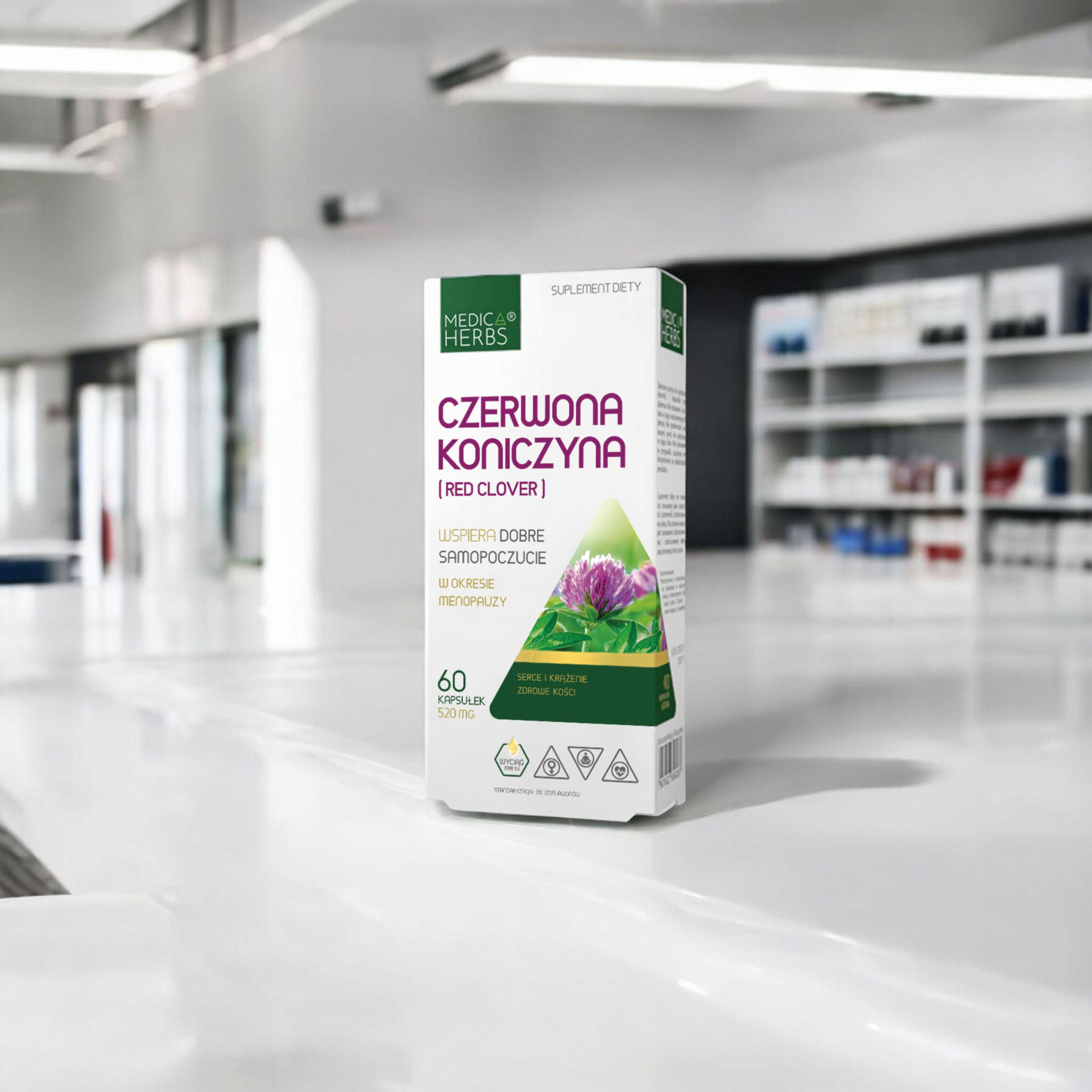 MEDICA HERBS - Červený jetel 520mg - 60tobolek