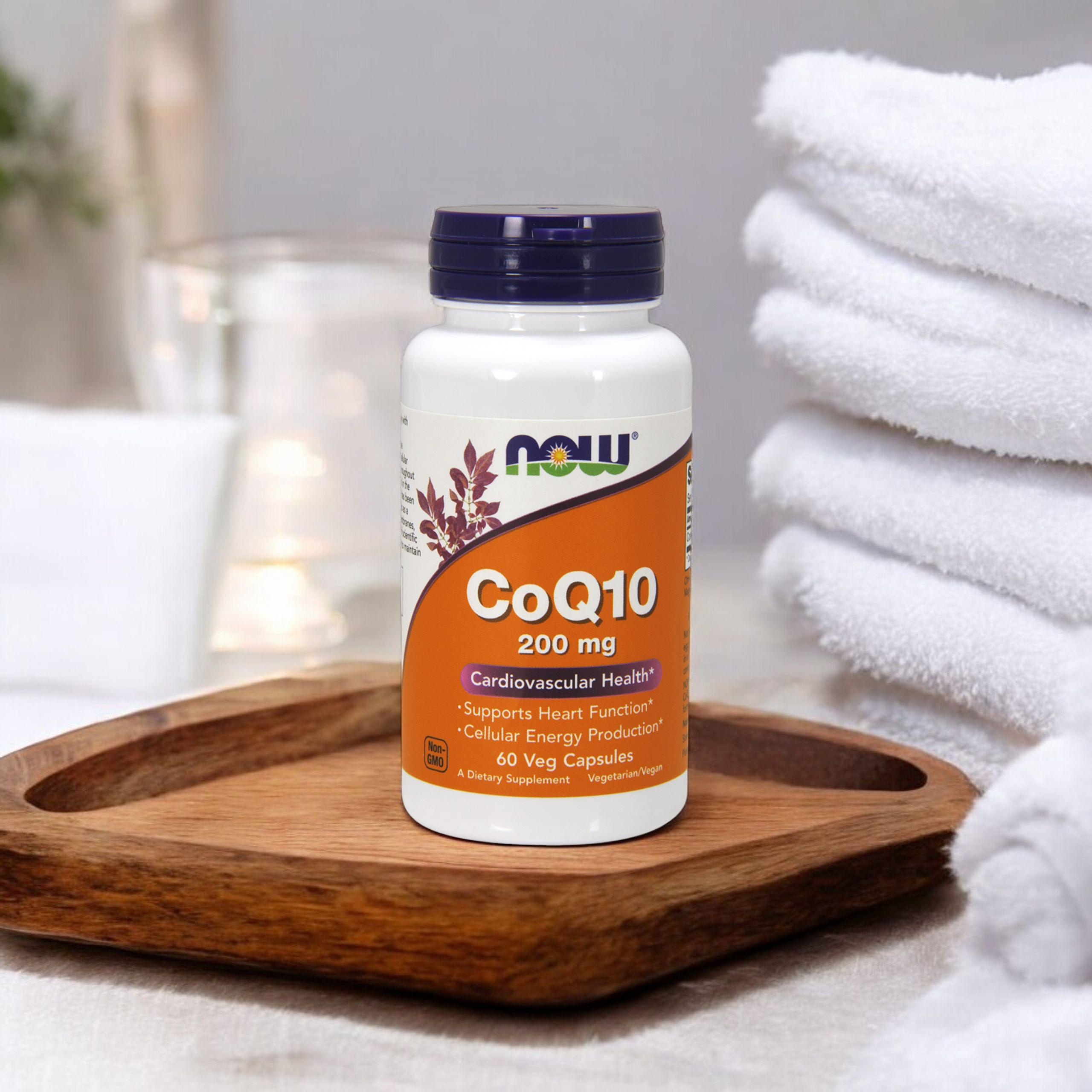 NOW CoQ10 ( Koenzym Q10 ) 200mg - 60vegcaps