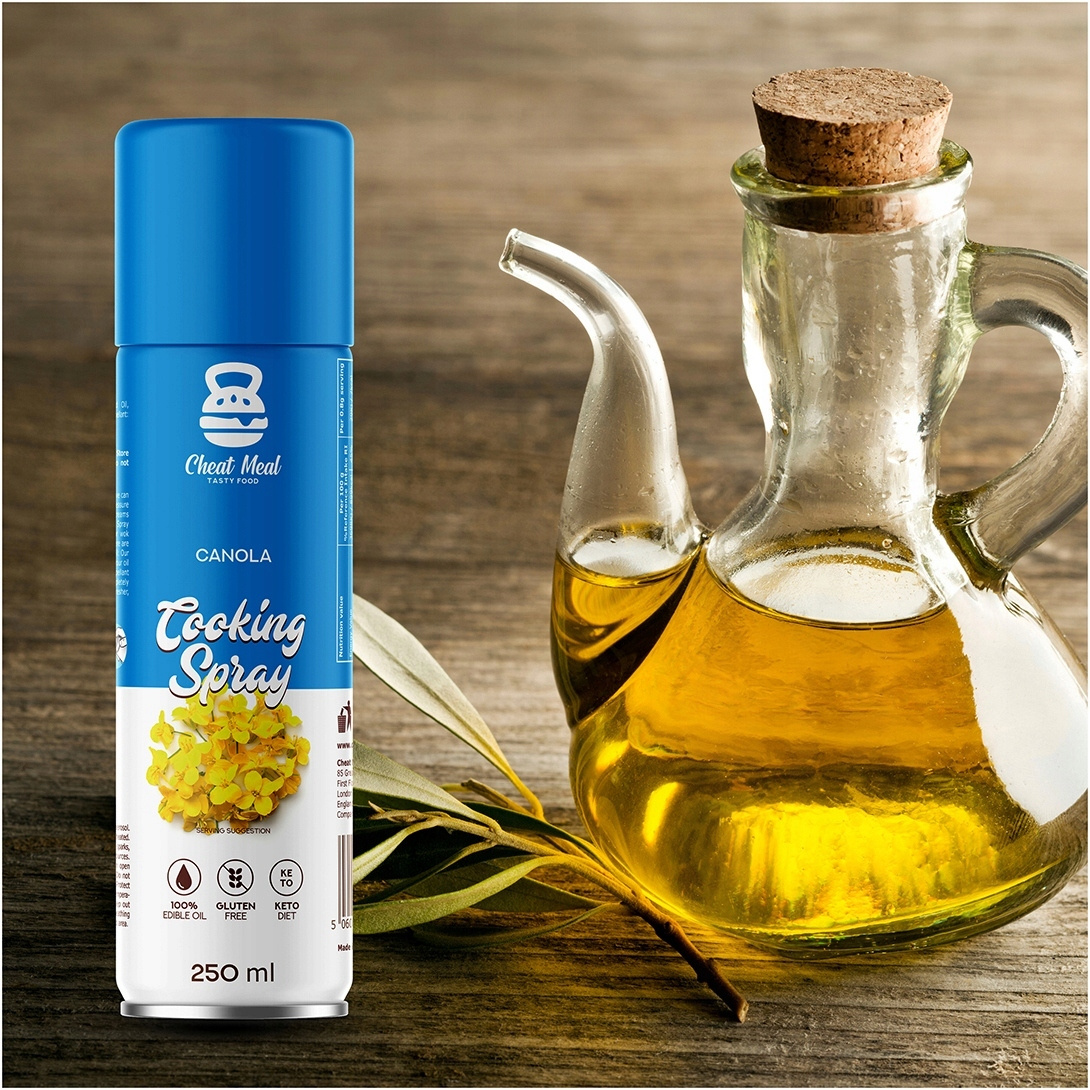 Makaron Konjac Tagliatelle 400g + OLEJ RZEPAKOWY w sprayu Cheat ZESTAW