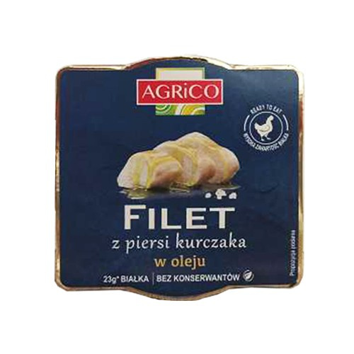 AGRICO Filet z Piersi Kurczaka v oleji - 160g