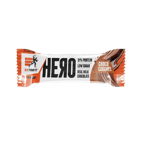 EXTRIFIT - Tyčinka Hero - 65g - Čokoláda Karamel