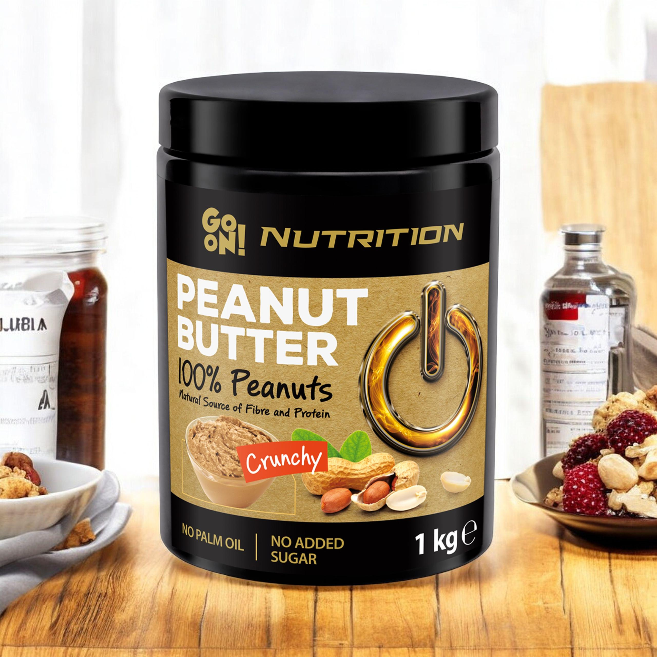 GO ON NUTRITION Peanut Cream - 100% Arašídových Ořechů - 1000g