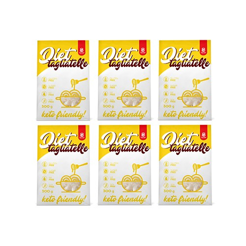Cheat Meal Nutrition Diet Tagliatelle - 6x 400g (6x 300g netto) - Dietní těstoviny