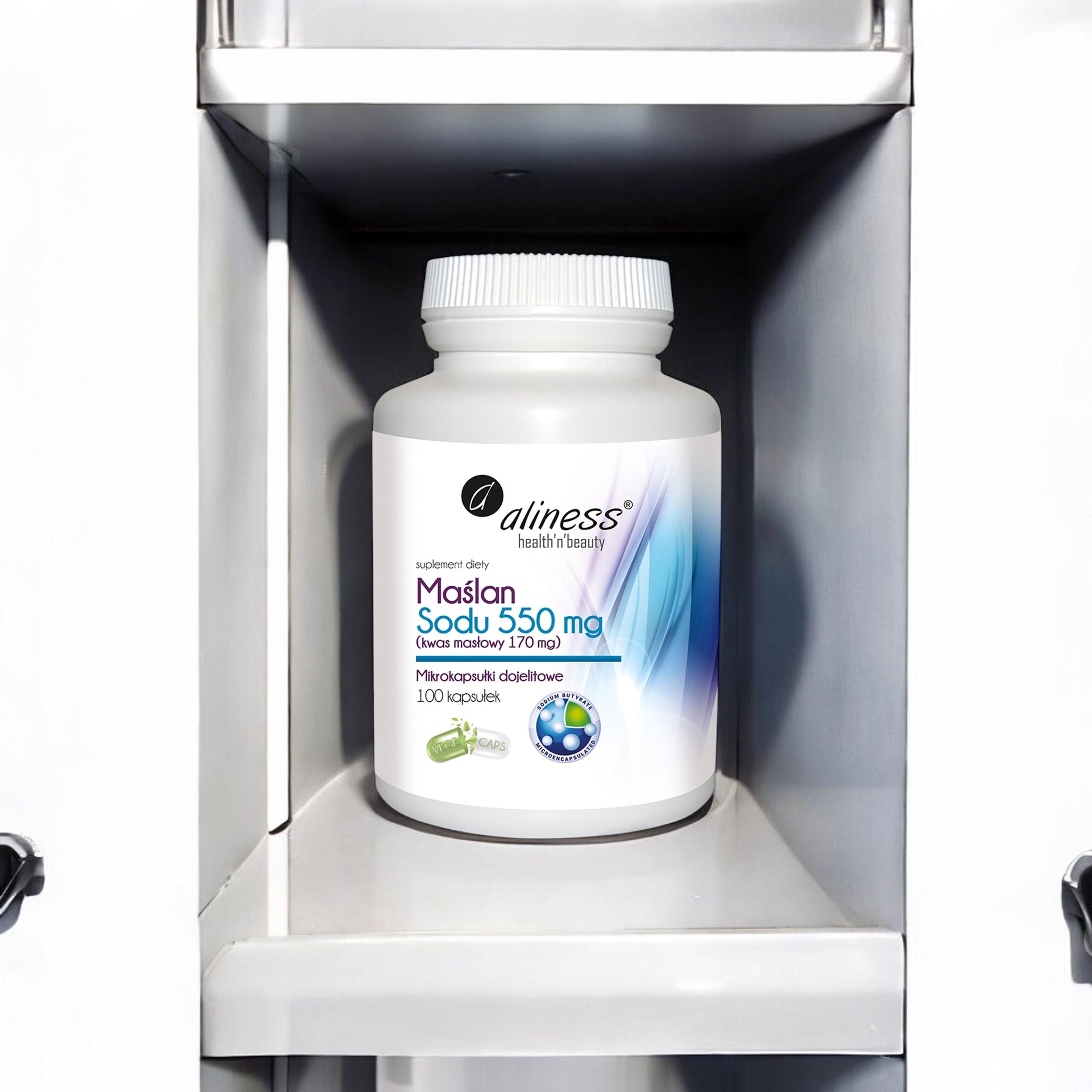 ALINESS Maślan Sodu 550mg - 100caps
