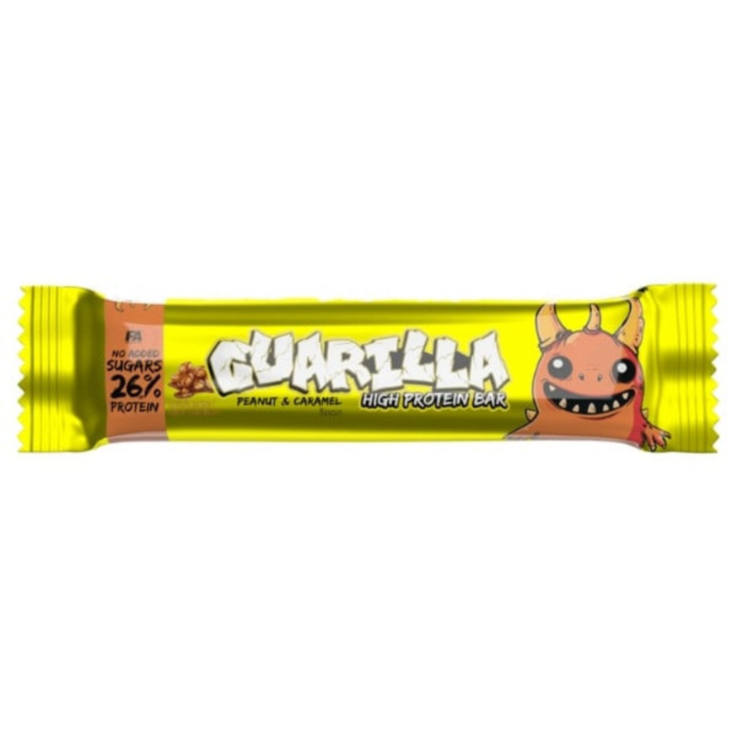 FITNESS AUTHORITY - Guarilla High Protein Bar - 12×49 g - Arašídový Karamel - VÝPRODEJ - 30-04