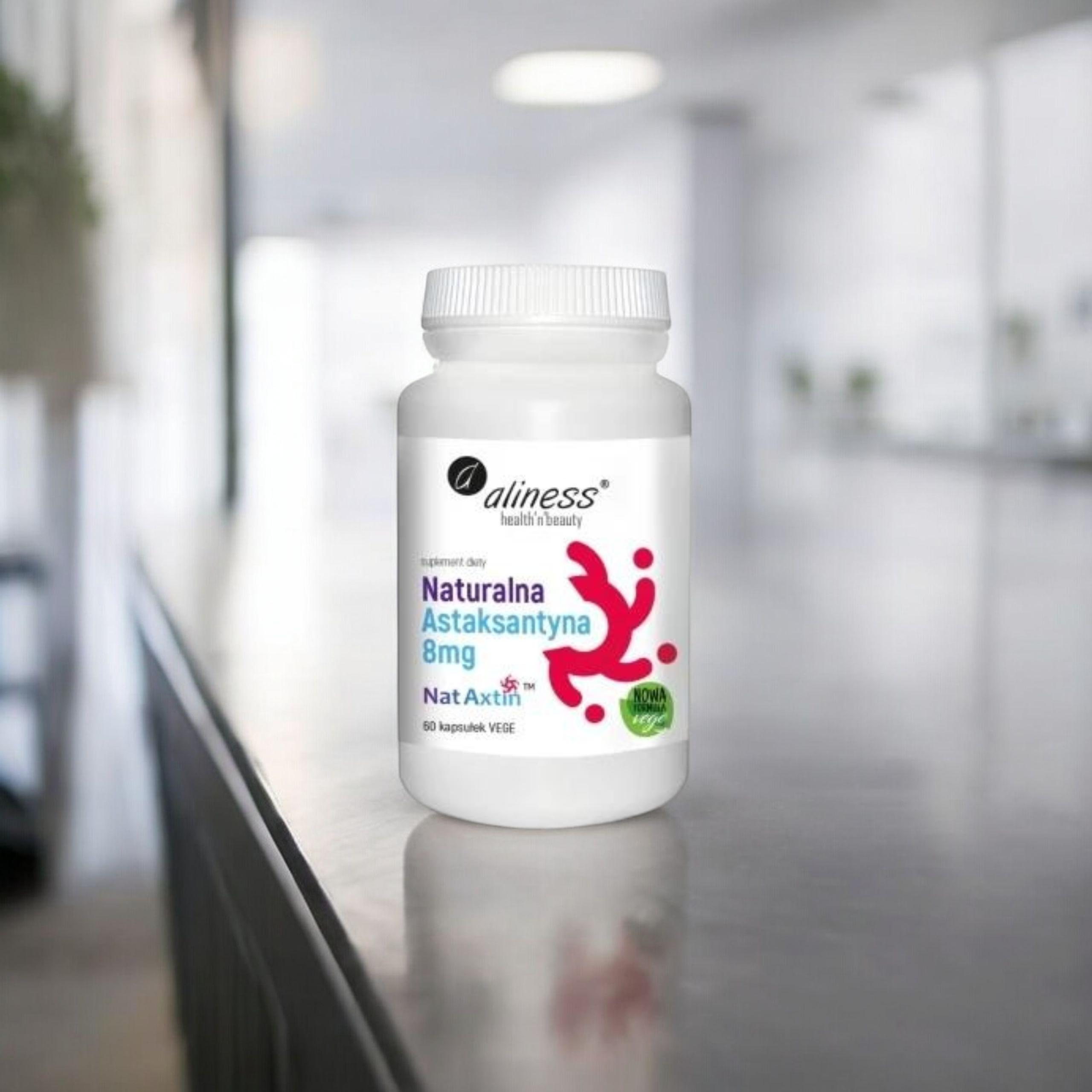 ALINESS - Přírodní Astaxanthin 8mg - 60vcaps.