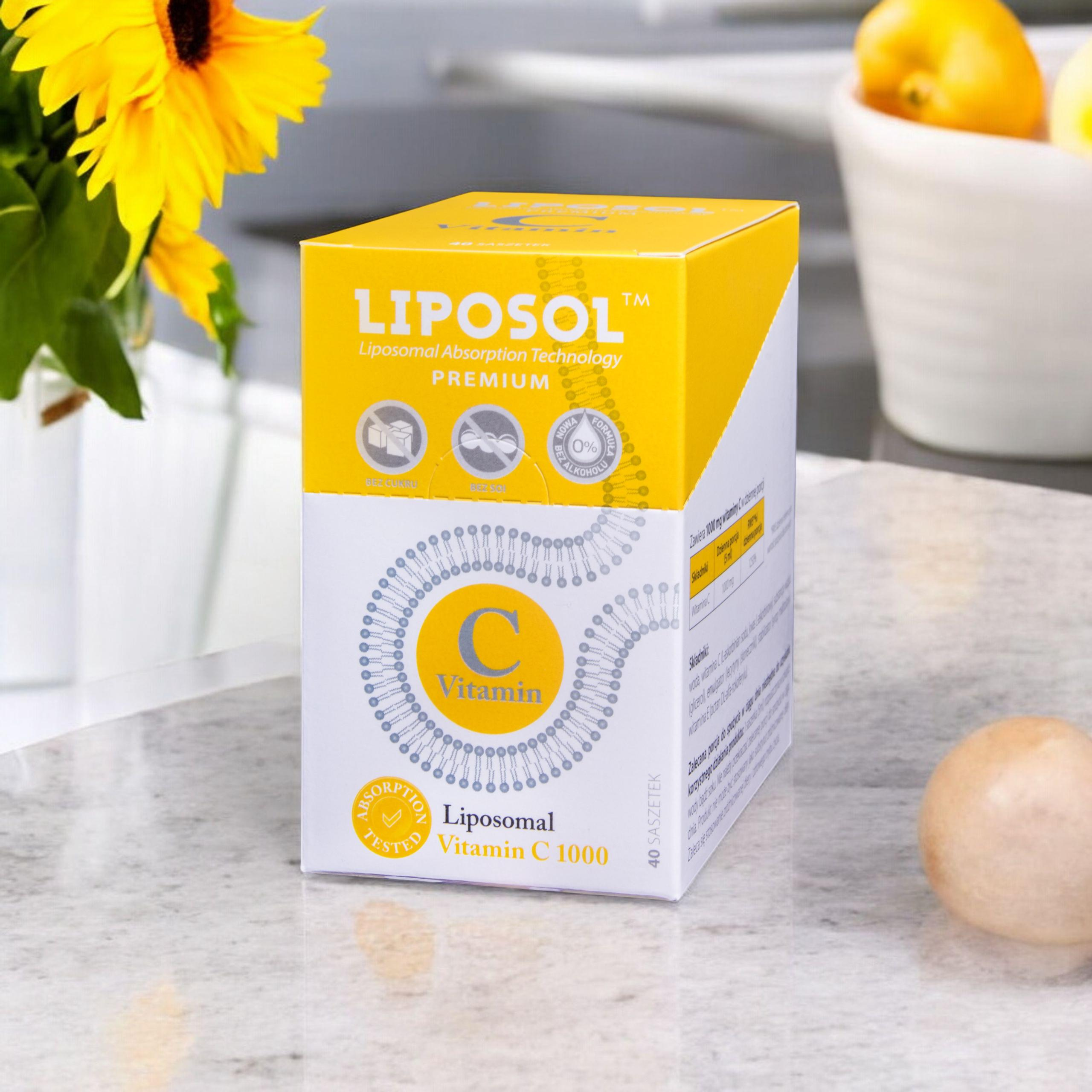 ALINESS Liposol Liposomal Vitamin C 1000 - 40 sáčků