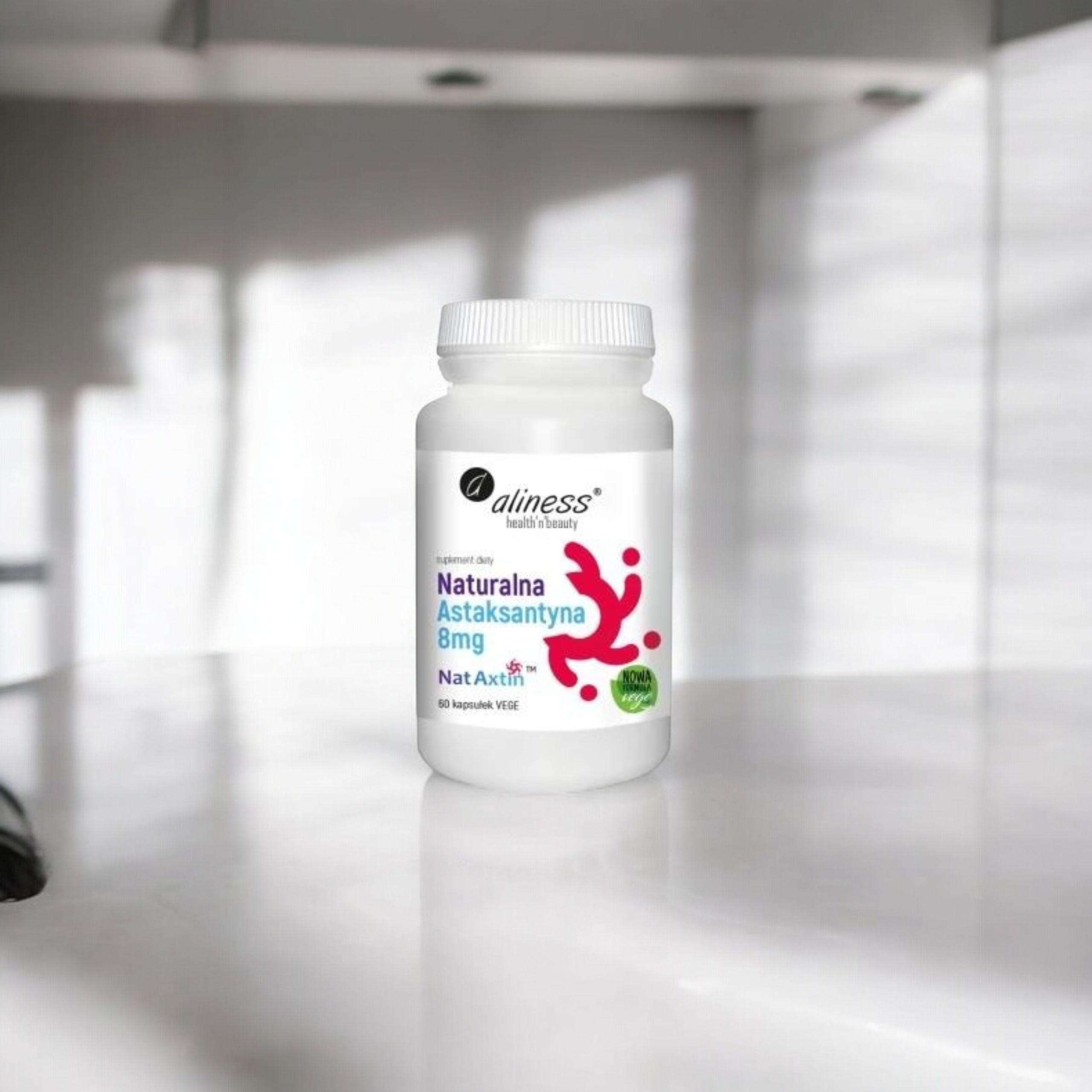 ALINESS - Přírodní Astaxanthin 8mg - 60vcaps.
