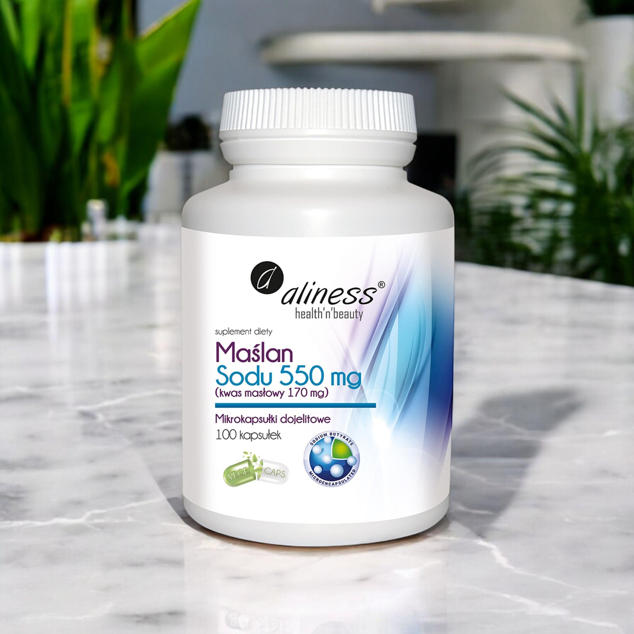 ALINESS Maślan Sodu 550mg - 100caps