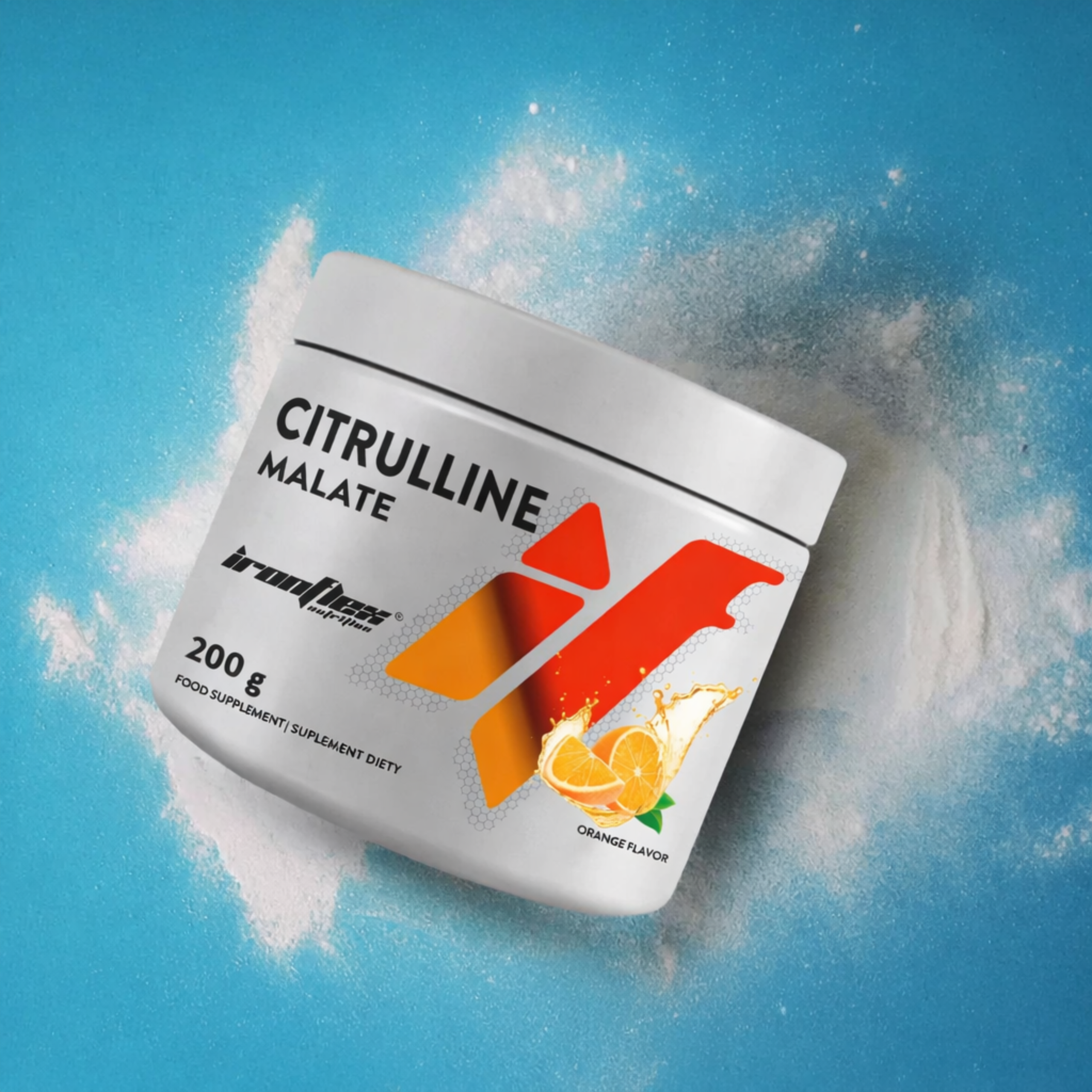 IRONFLEX - Citrulline - 200g - Pomeranč