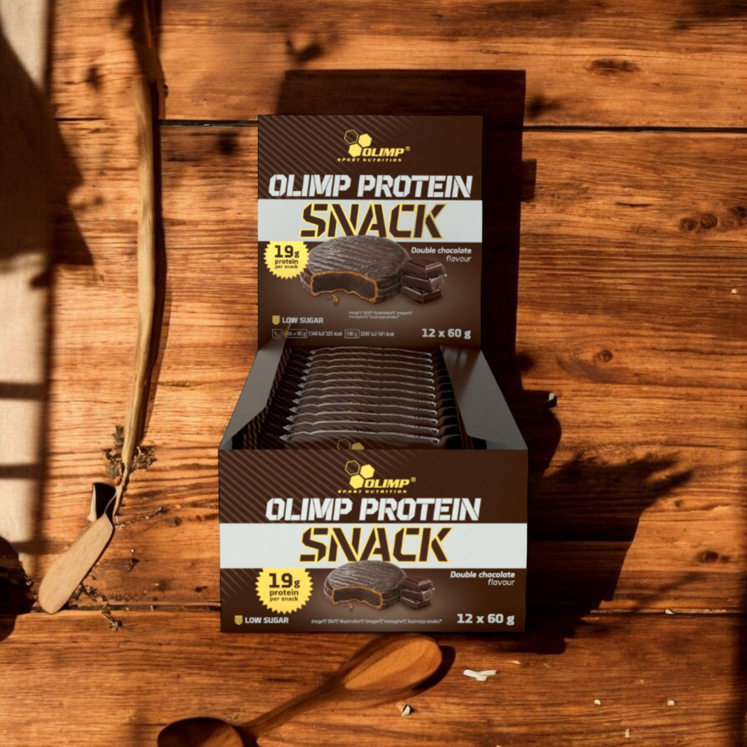 OLIMP Protein Snack - 12x 60g - Double Chocolate 
