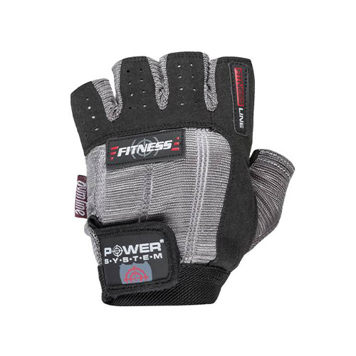 POWER SYSTEM Rukavice Fitness - Szaro-Czarne