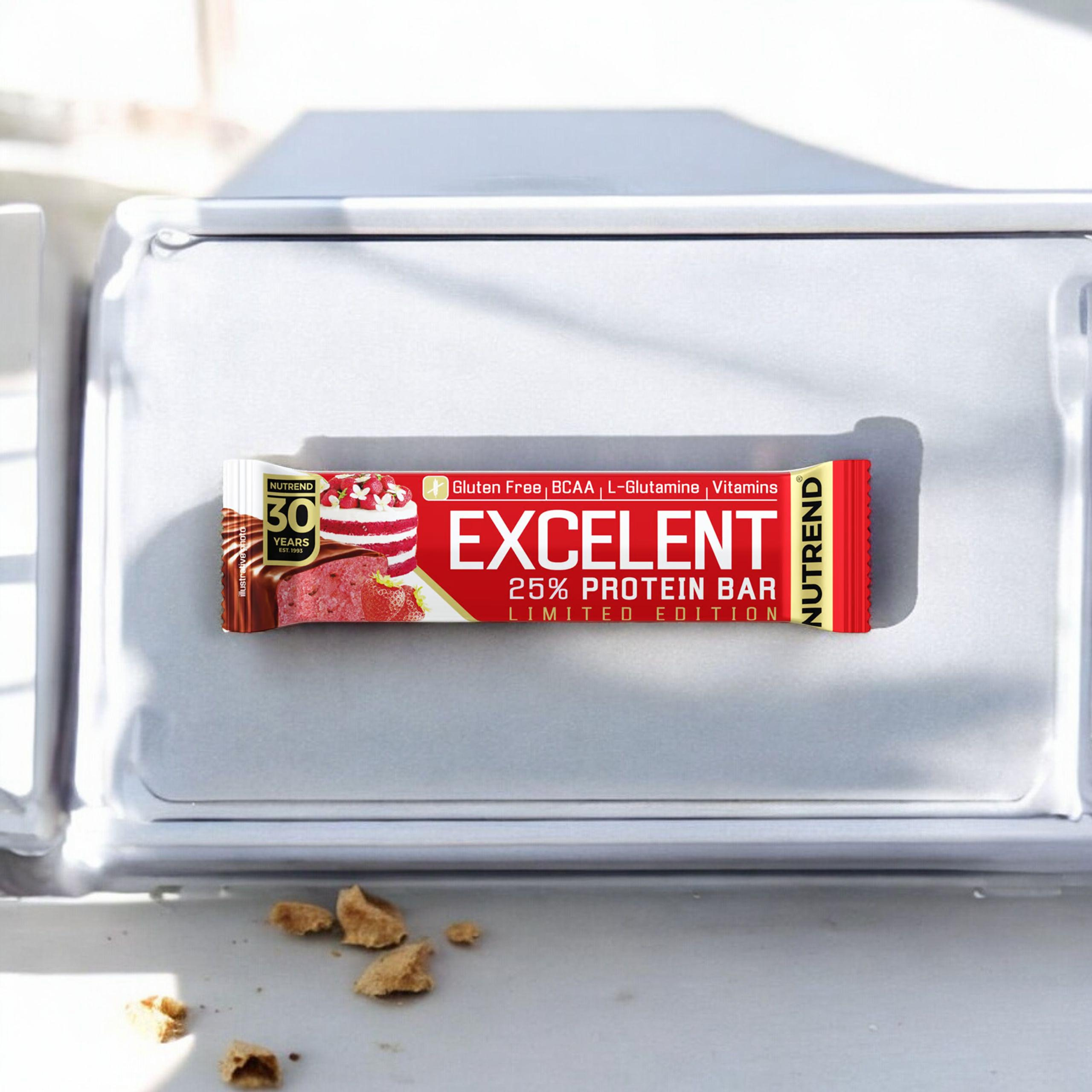 NUTREND Excelent Protein Bar - 85g - Proteinová tyčinka