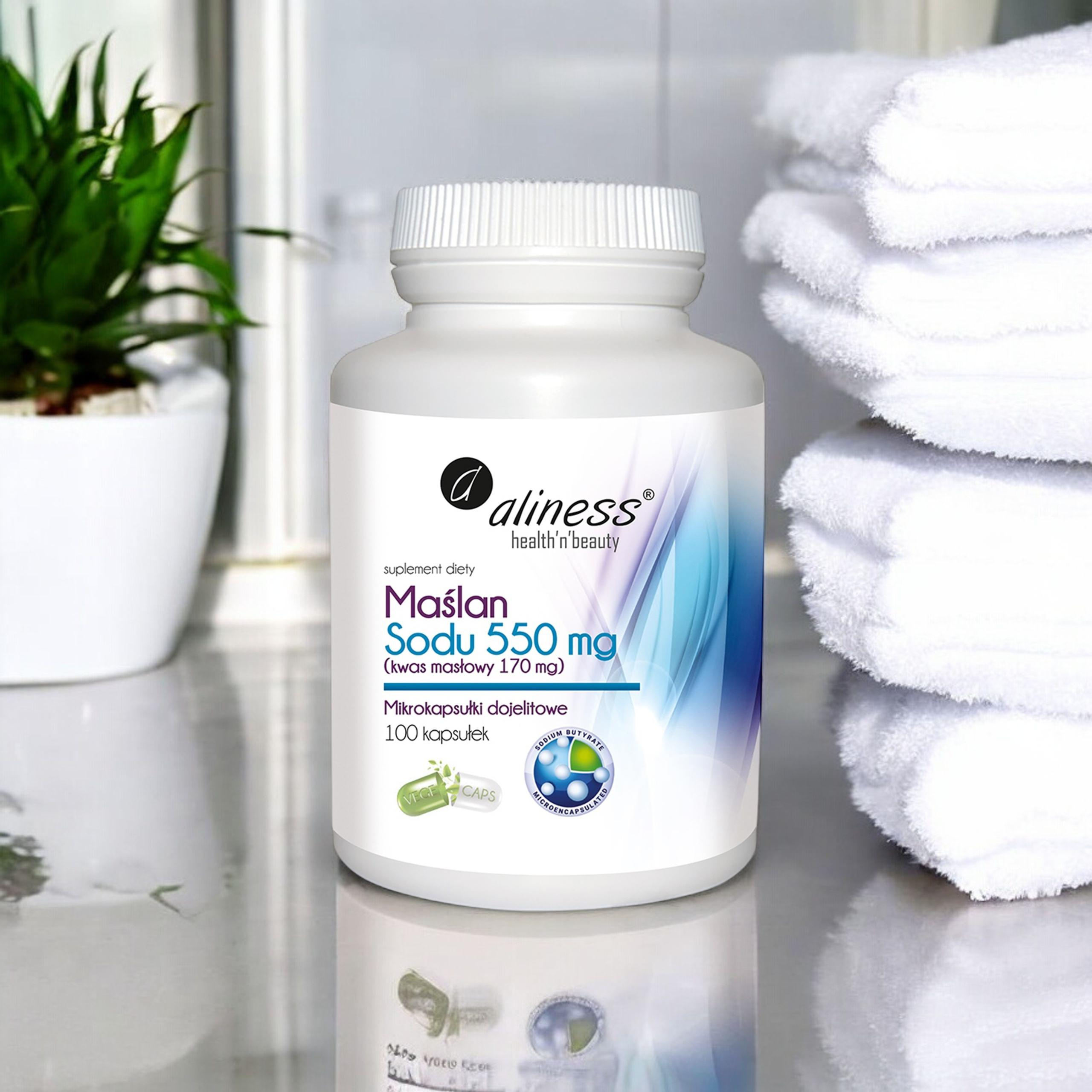 ALINESS Maślan Sodu 550mg - 100caps