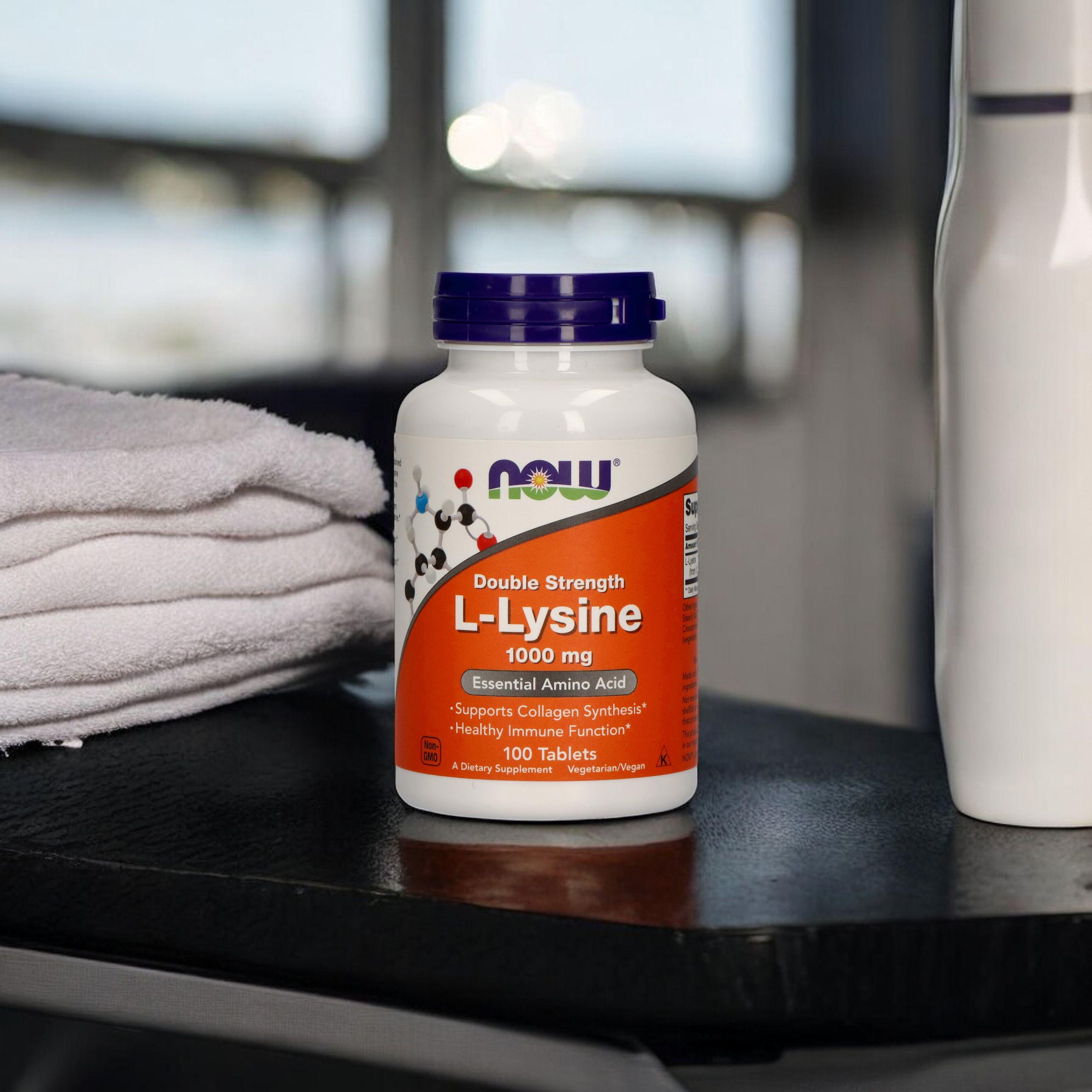 NOW L-Lysine 1000mg - 100tabs