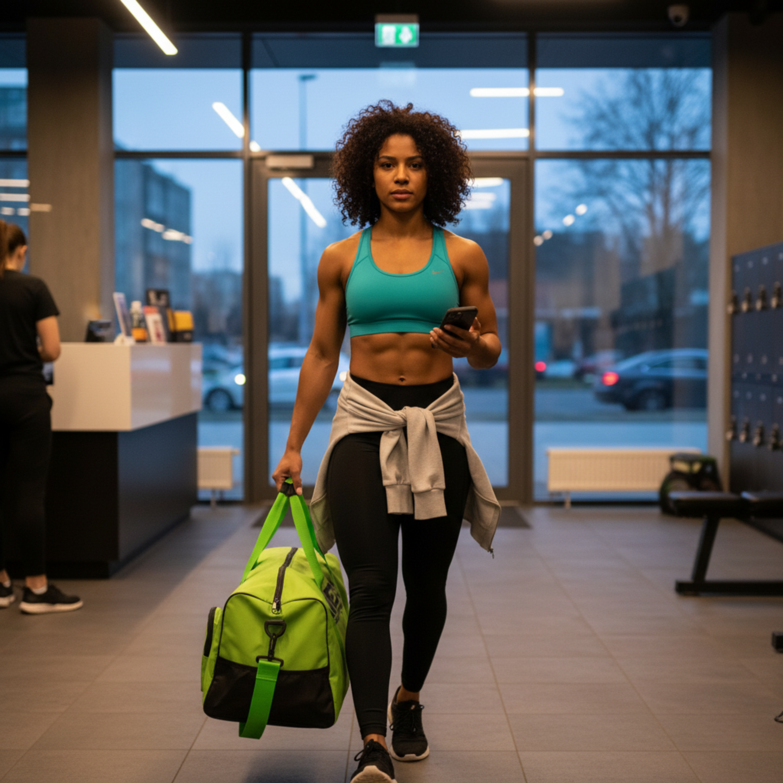 MEX NUTRITION - Sportovní taška GymFit - Lime