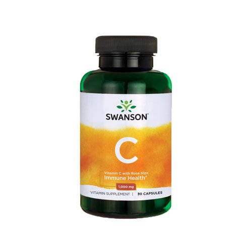 SWANSON Vitamin C 1000mg with Šípky - 90caps