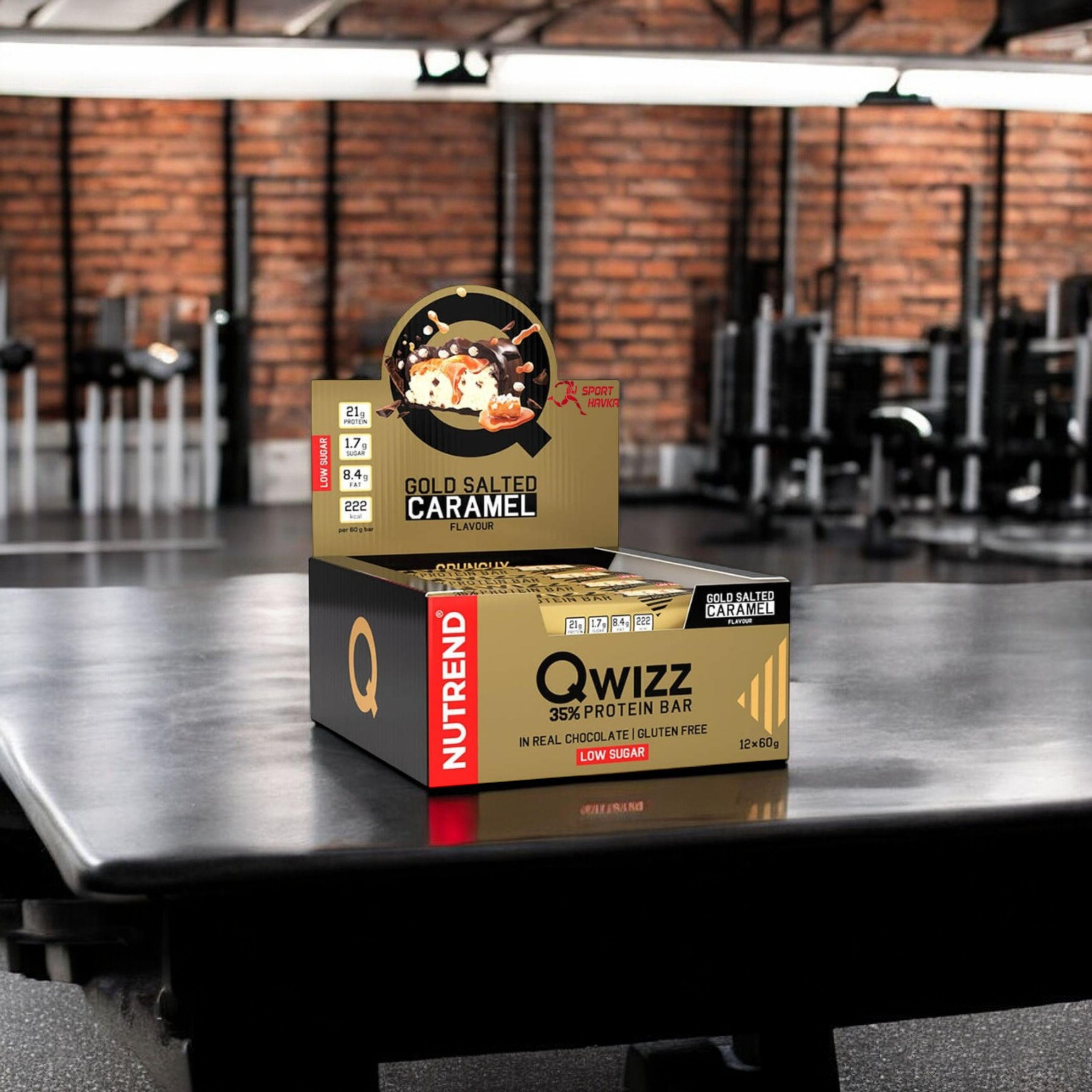 NUTREND - Tyčinka QWIZZ Protein Bar - 24x 60g