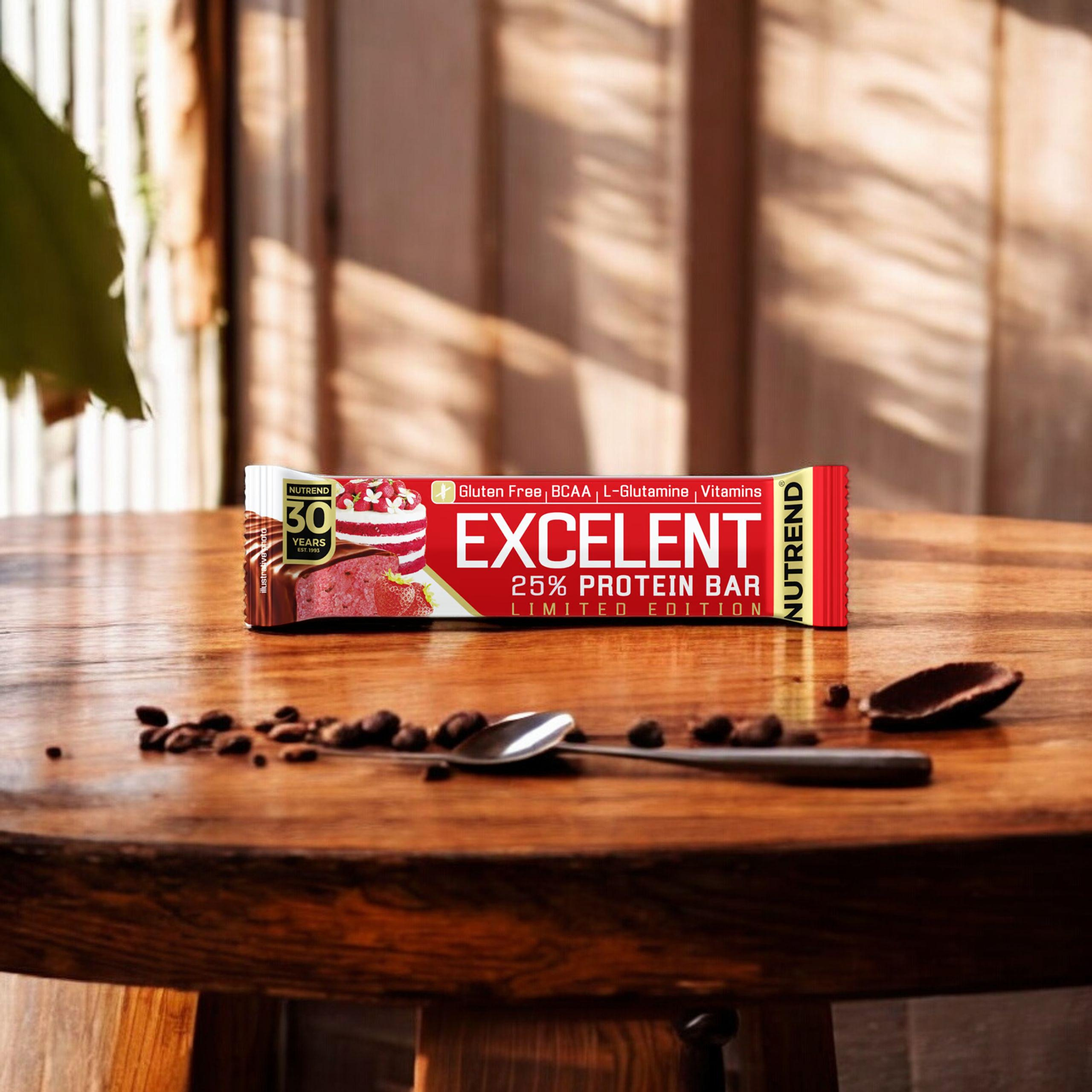 NUTREND Excelent Protein Bar - 85g - Proteinová tyčinka
