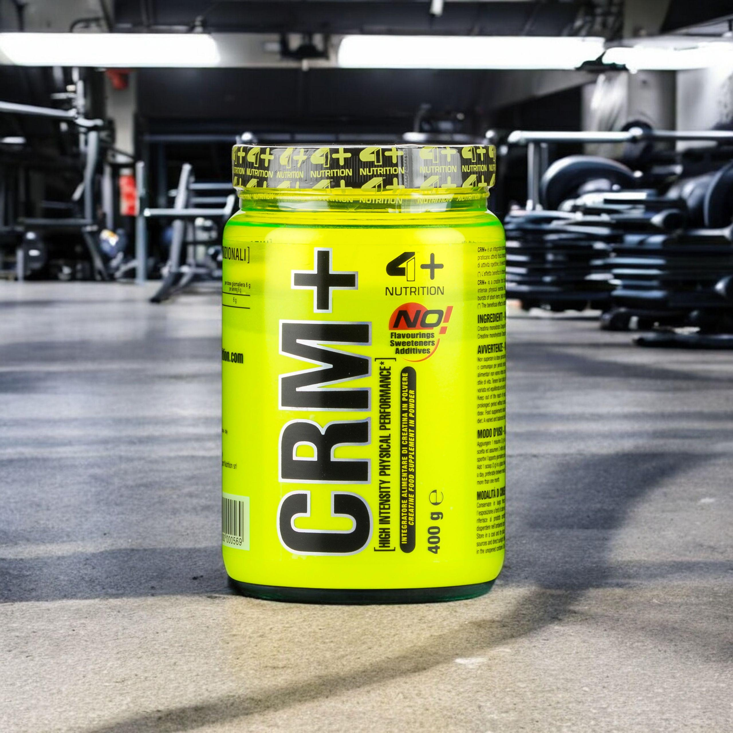 4+ NUTRITION Creatine Monohydrate Creapure CRM+ - 400g