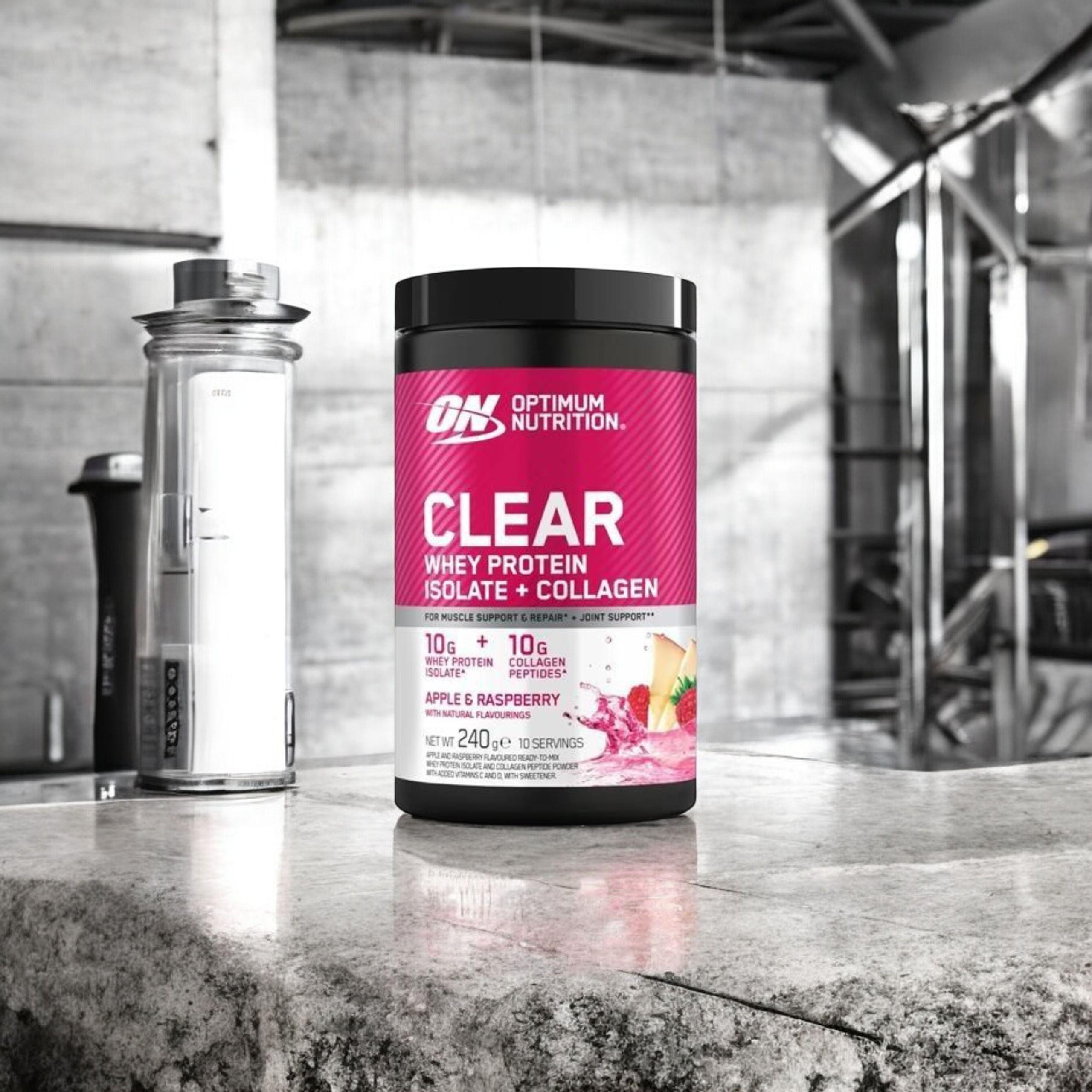 OPTIMUM NUTRITION - Syrovátkový Kolagen - 240g - Jablko Malina