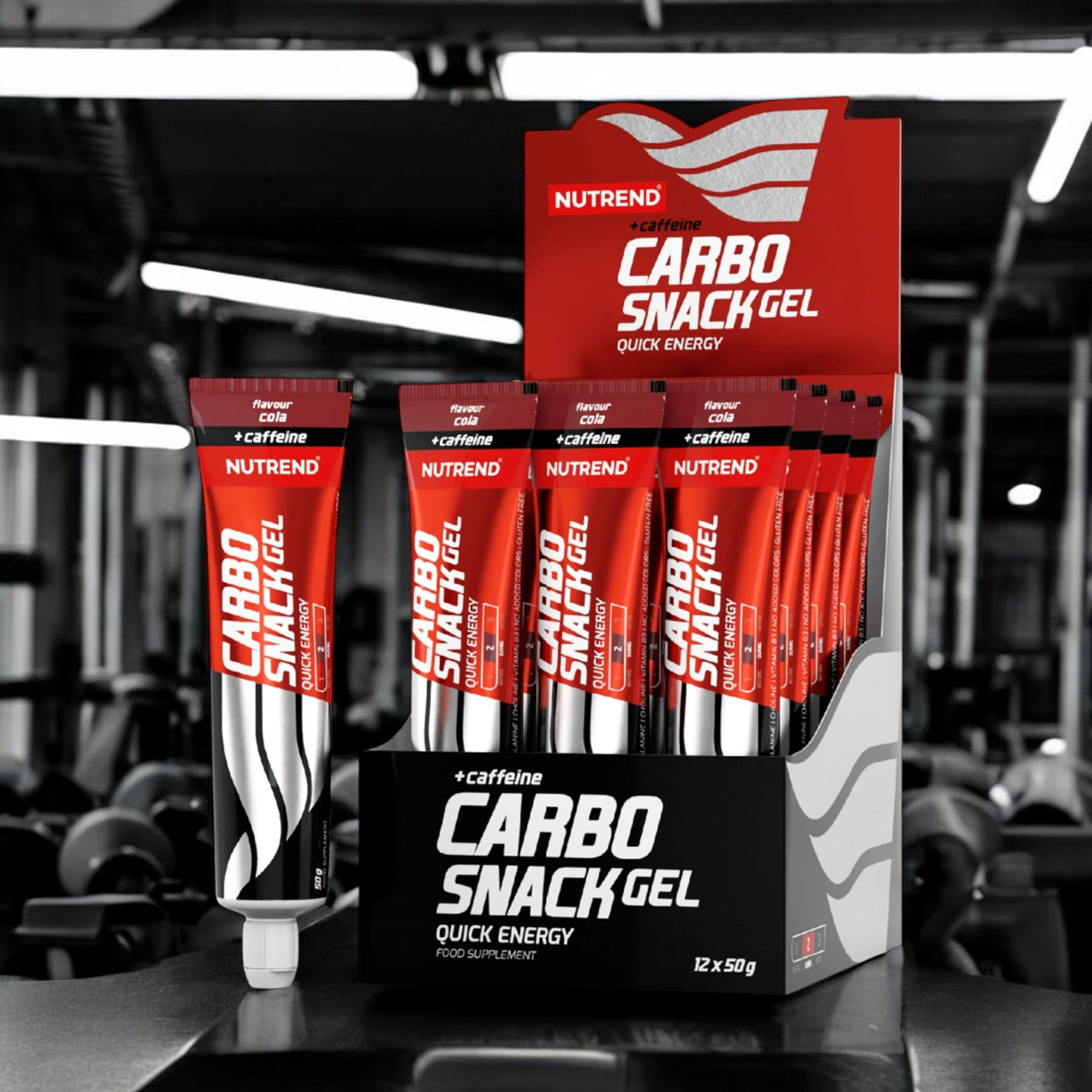 NUTREND - Carbosnack s Kofeinem - 12x 50g 