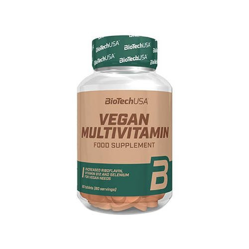 BioTech USA Vegan Multivitamin - 60tabs. - Multivitamín pro vegany