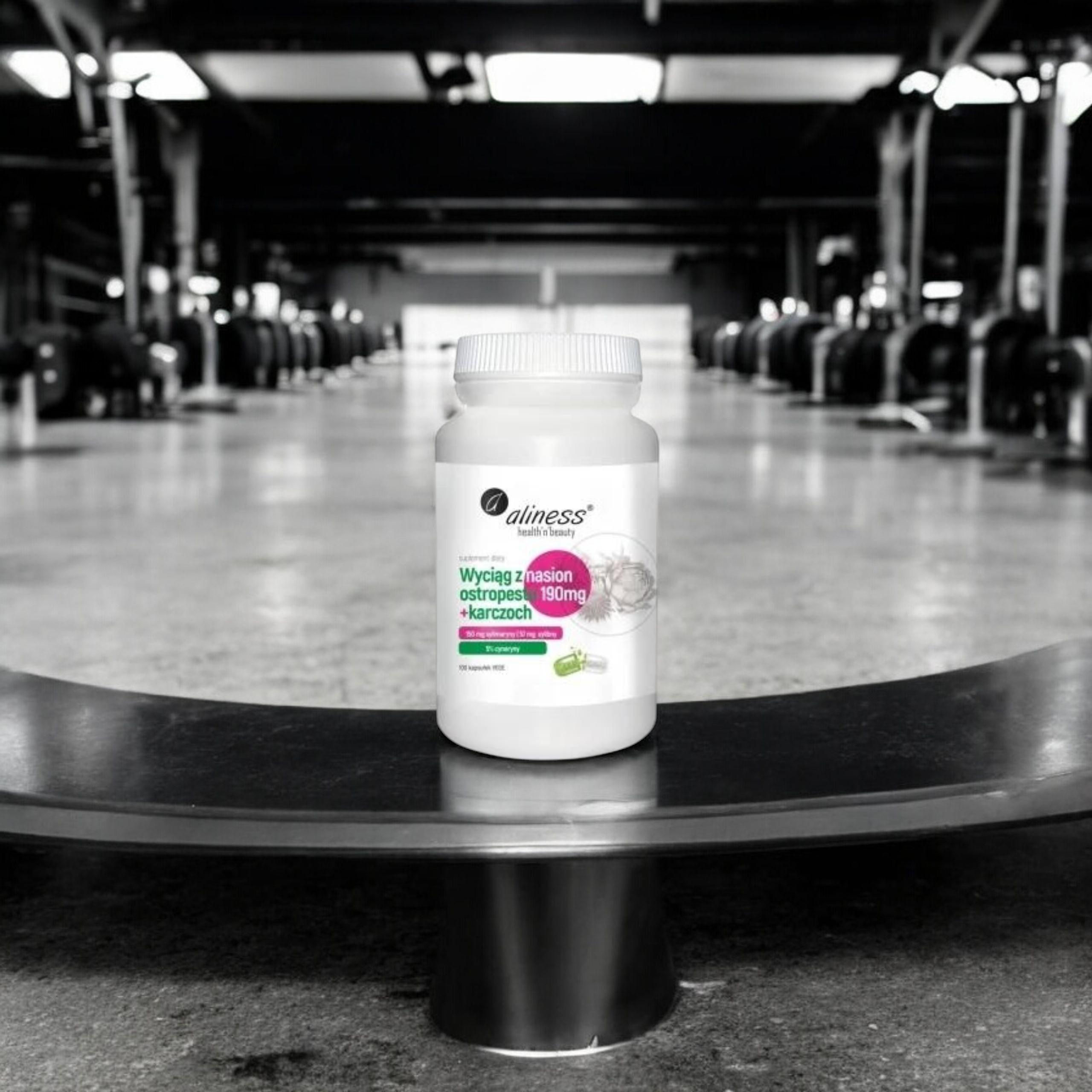 ALINESS - Extrakt z Semeno Ostropestřce 190mg + Artyčok - 100caps.