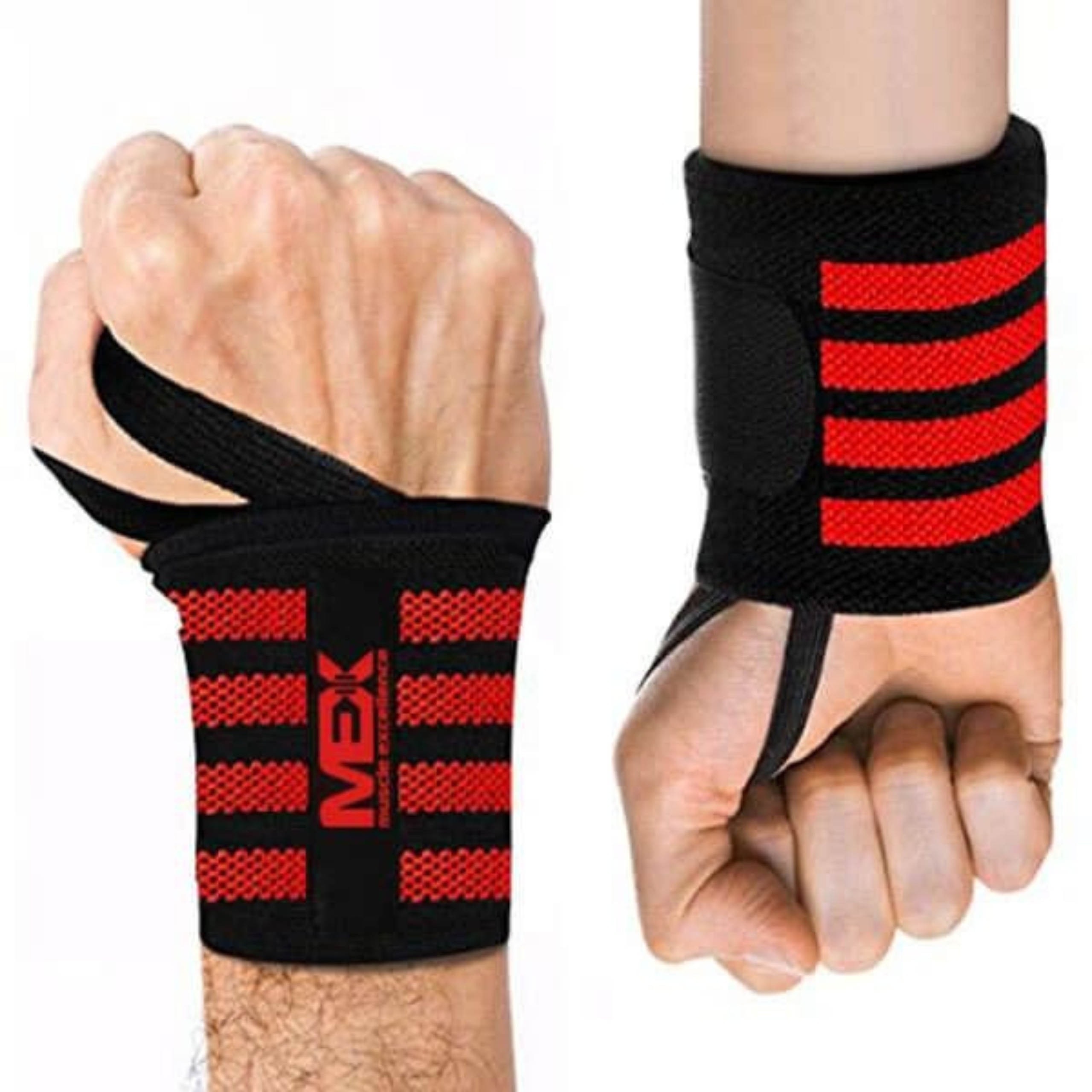 MEX SPORT - Wrist Wraps Mex - červená