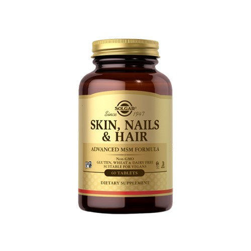 SOLGAR Skin Nails Hair - 60tabs - Pleť Vlasy Nehty