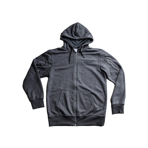 GASPARI NUTRITION Zipped Hoodie - Grey - Mikina s kapucí na zip