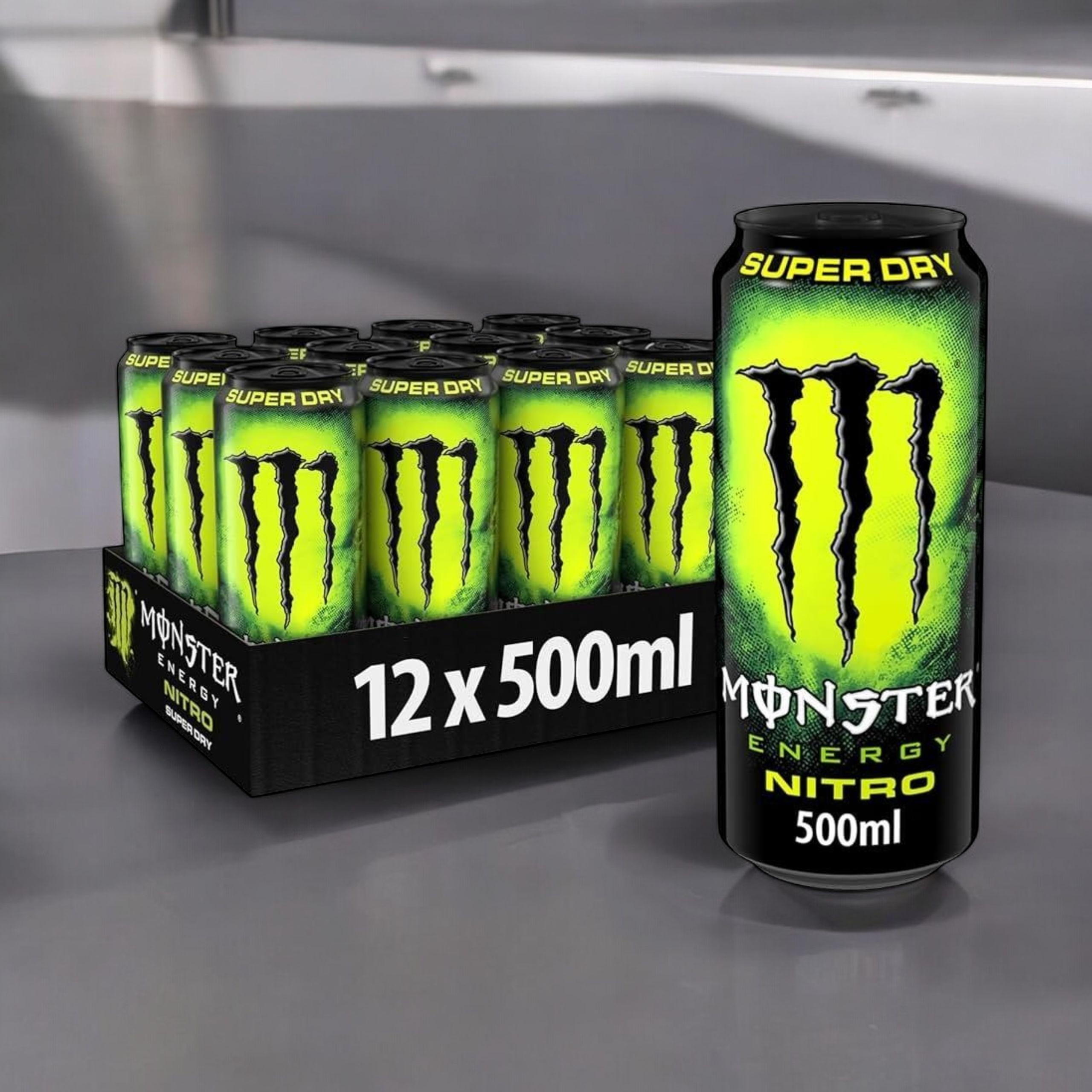 MONSTER - Energy Nitro Super Dry - 500ml x12
