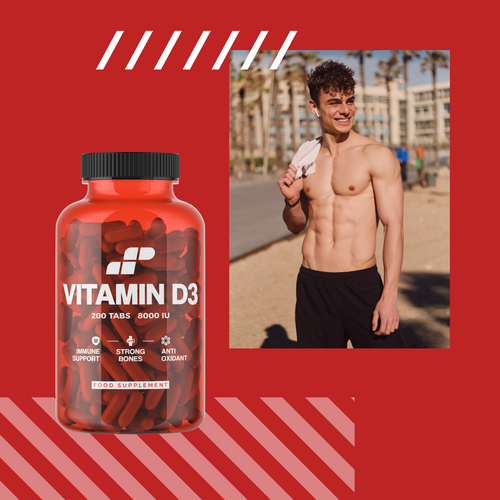MP NUTRITION Vitamin D3 8000IU - 200tabs