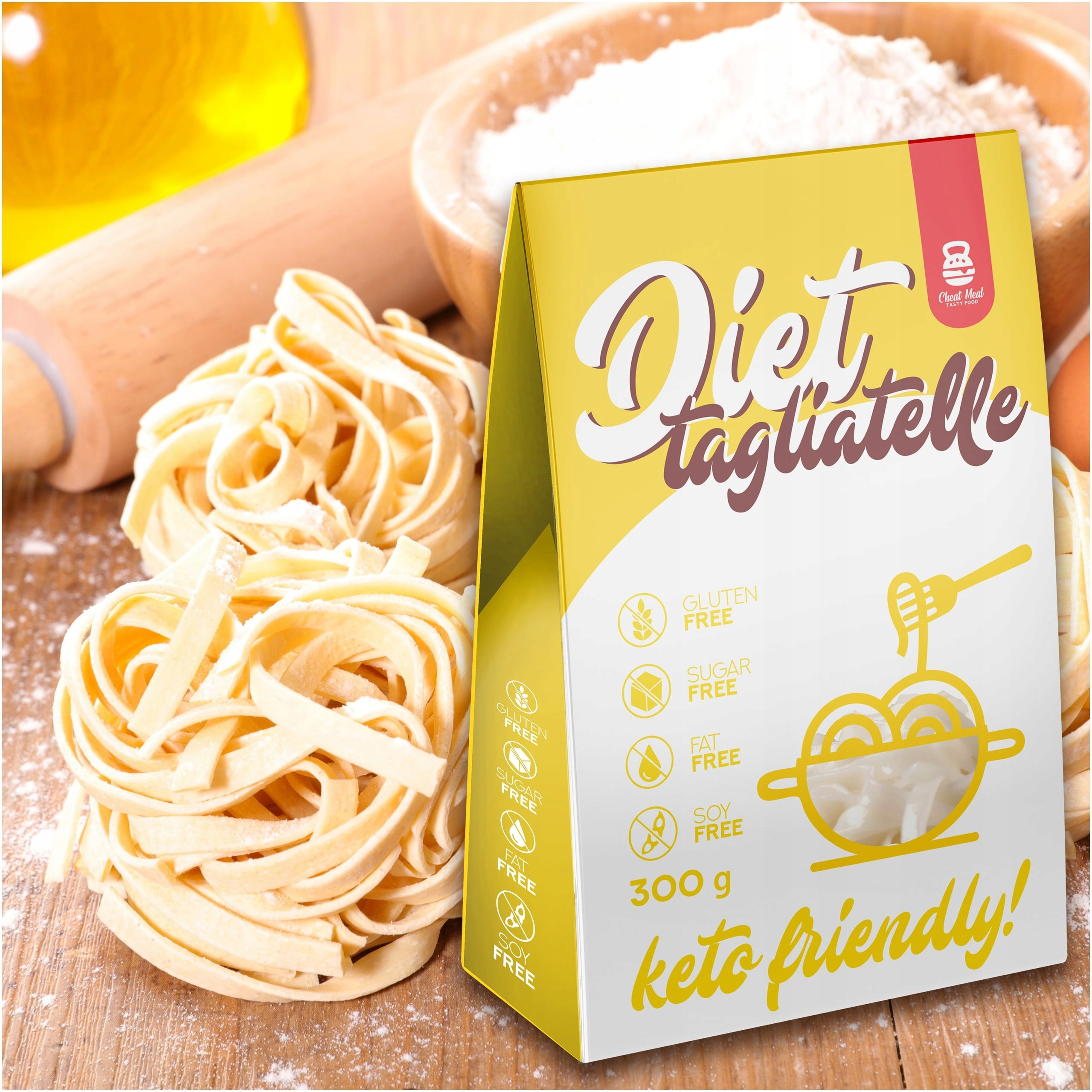 Cheat Meal Nutrition Diet Tagliatelle - 400g (300g netto) - VÝPRODEJ - 26-12