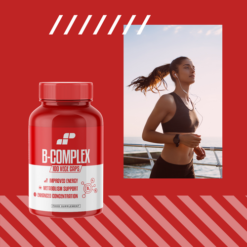 MP NUTRITION Vitamin B-Complex - 100vcaps - Komplex Vitamínů B