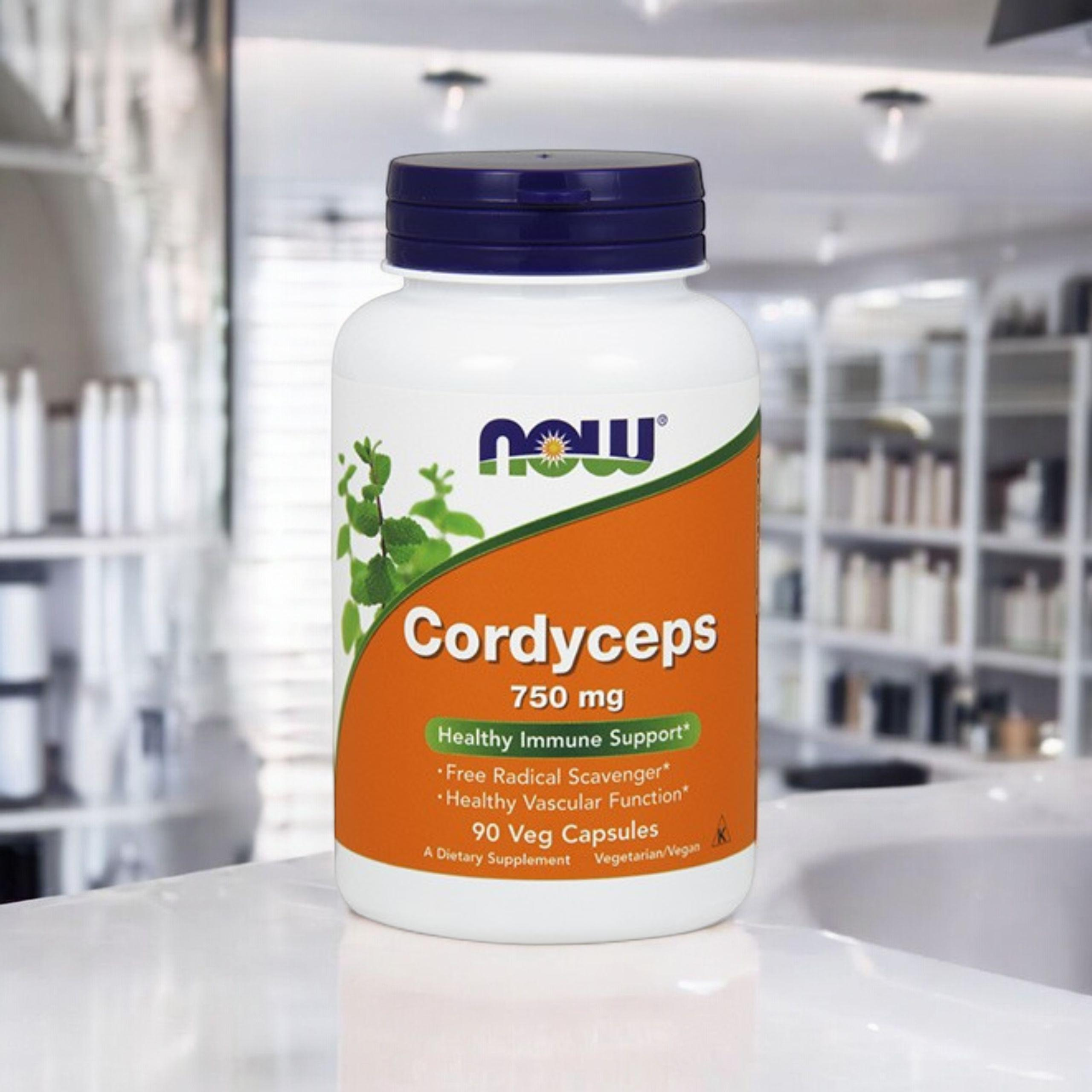 NOW Cordyceps 750mg - 90vegcaps