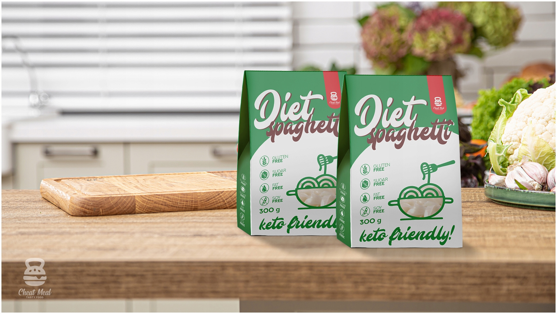 Cheat Meal Nutrition Diet Tagliatelle - 400g (300g netto) - Makaron Konjac