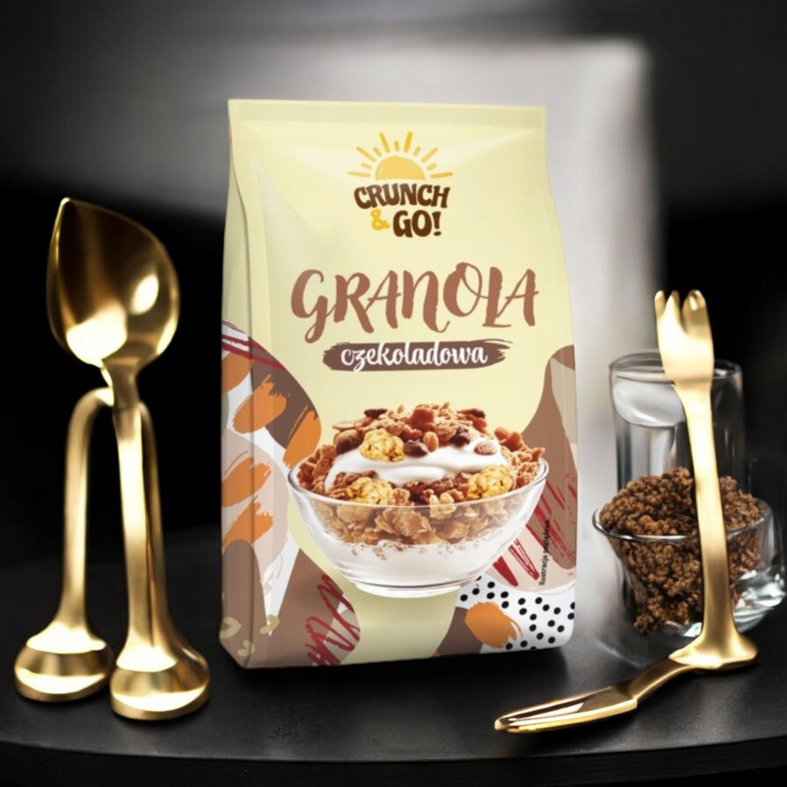 SANTE Granola Crunch&Go - 380g - Czekolada
