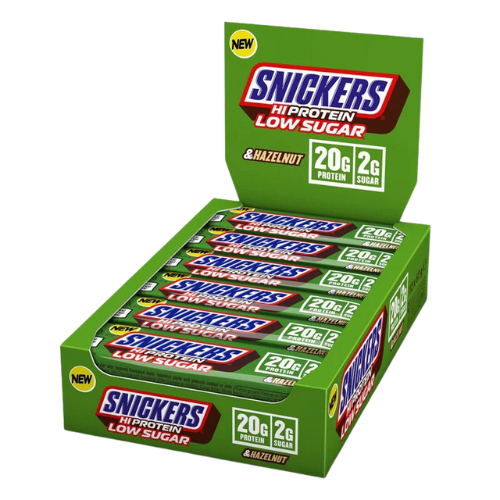 Mars - Tyčinka Snickers HI Protein s Nízkým Obsahem Cukru - 57g x12 - Lískový Ořech