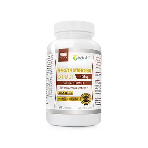 WISH Pharmaceutical Žen-Šen Syberyjski Extract 400mg - 120caps