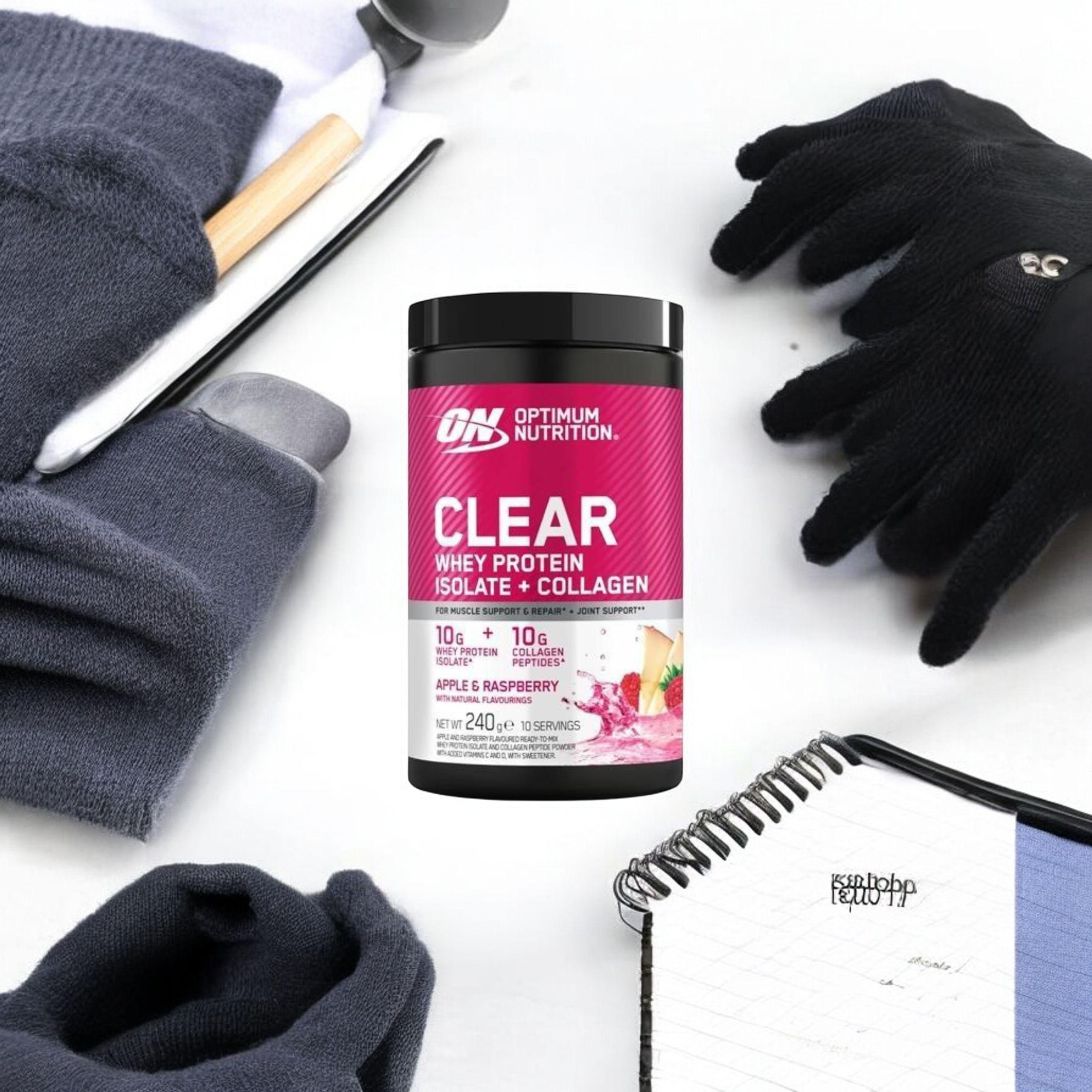 OPTIMUM NUTRITION - Syrovátkový Kolagen - 240g - Jablko Malina