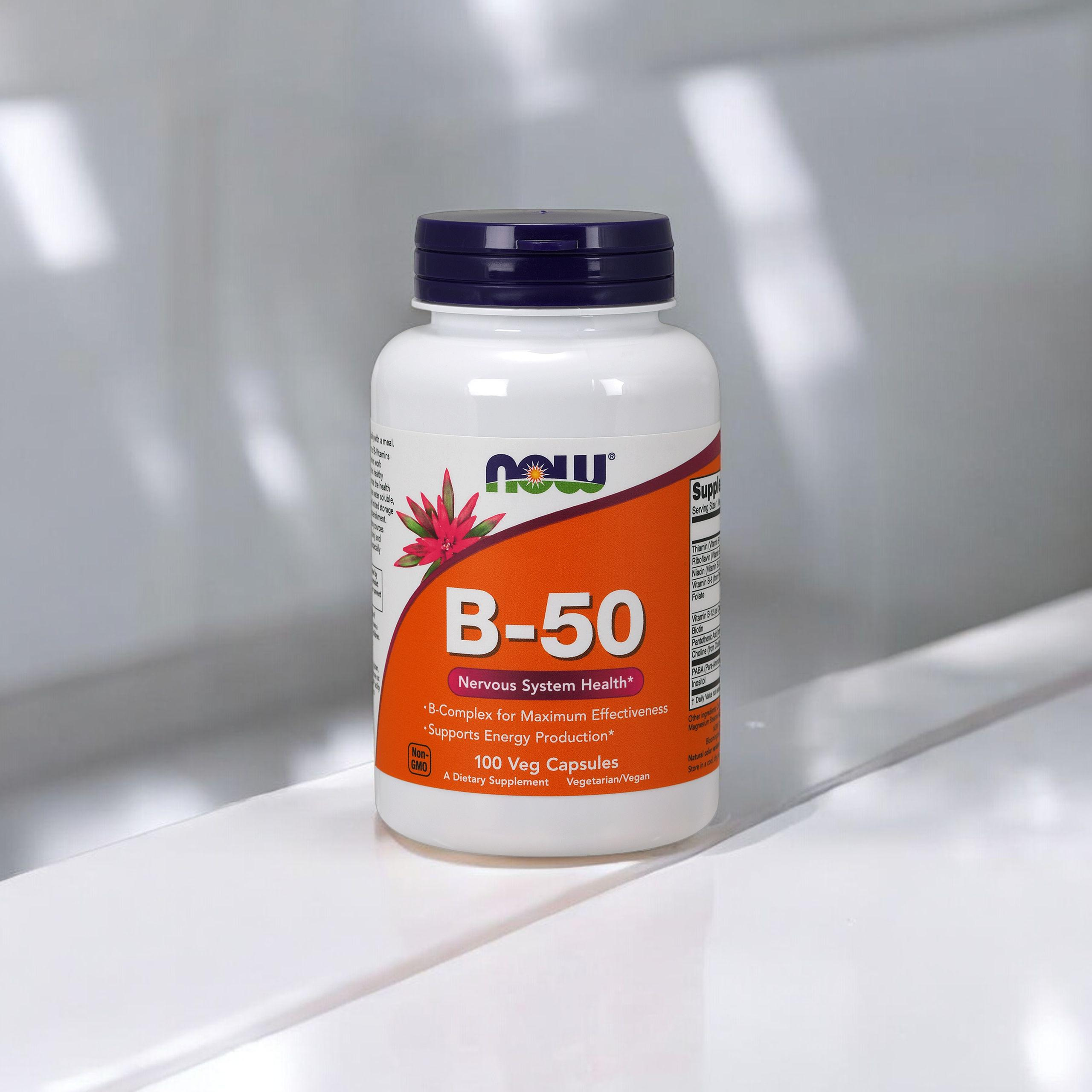 NOW Vitamin B-50 - 100vcaps